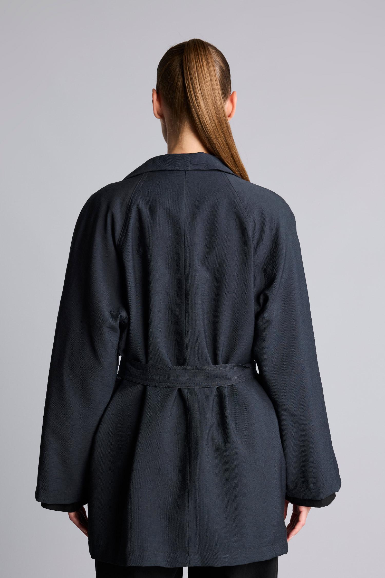 DeFacto Kuşaklı Regular Fit Trençkot görsel 7