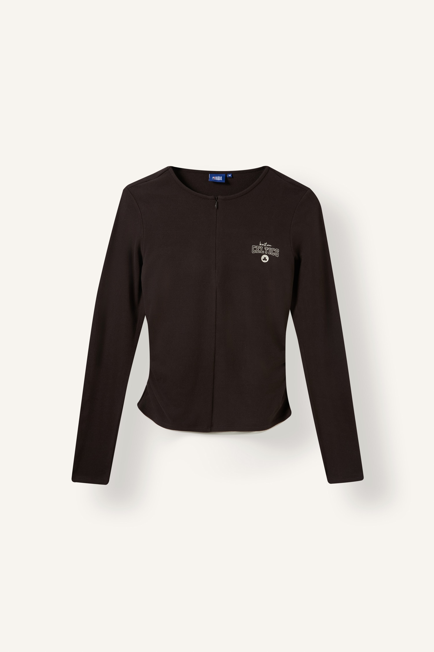 DeFacto NBA Slim Fit Fermuarlı Uzun Kollu Sweatshirt