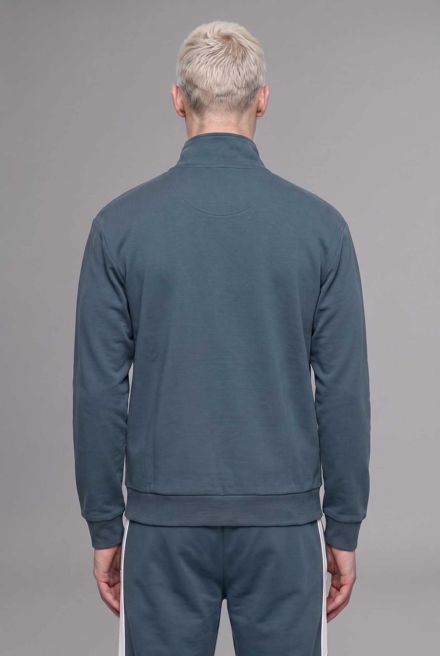 DeFacto Boxy Fit Fermuarlı Şeritli Sweatshirt Hırka görsel 5