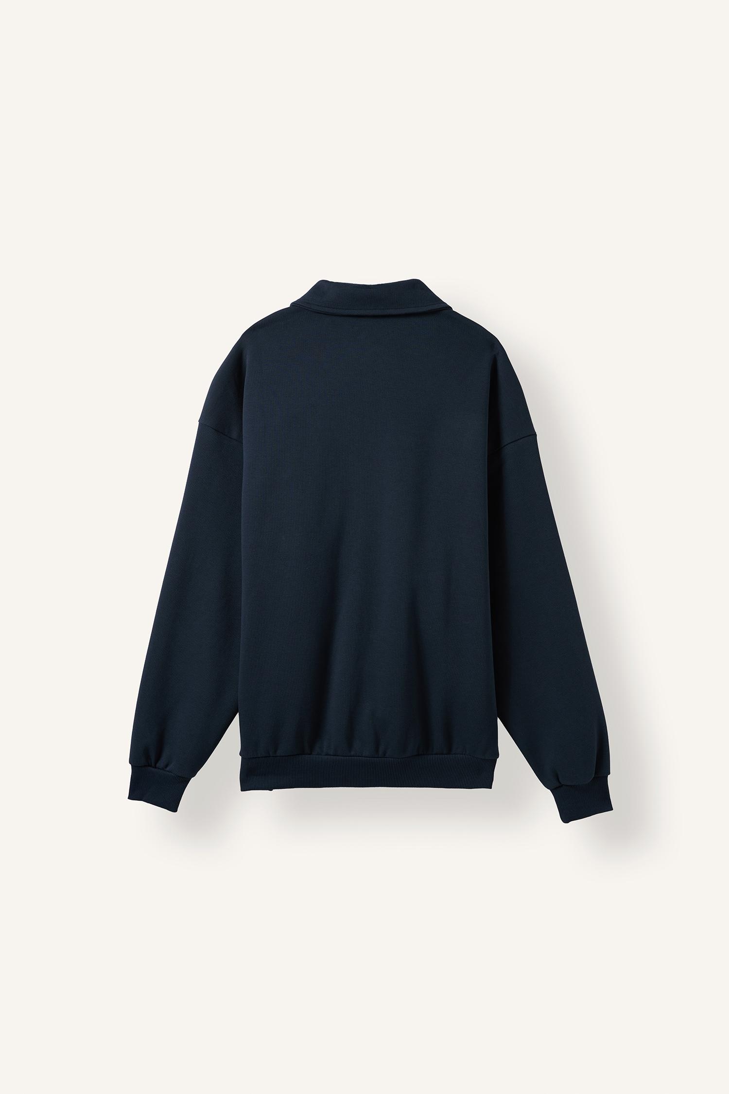 DeFacto Boxy Fit Fermuarlı Şeritli Sweatshirt Hırka görsel 7