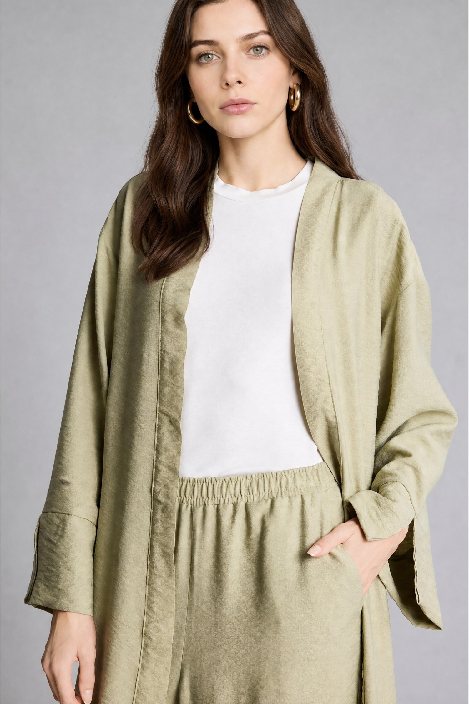 DeFacto Regular Fit Kimono görsel 4