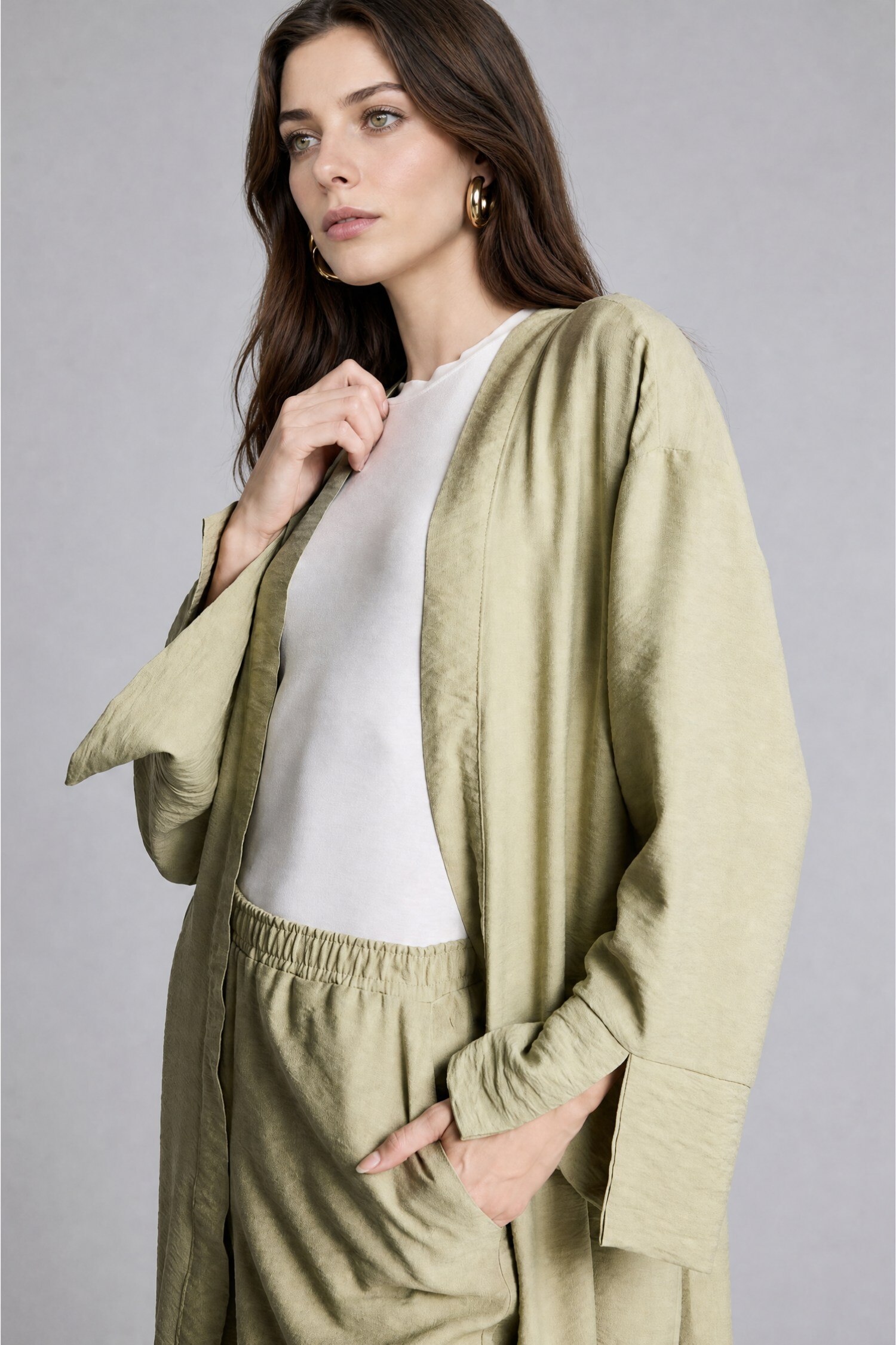 DeFacto Regular Fit Kimono görsel 5