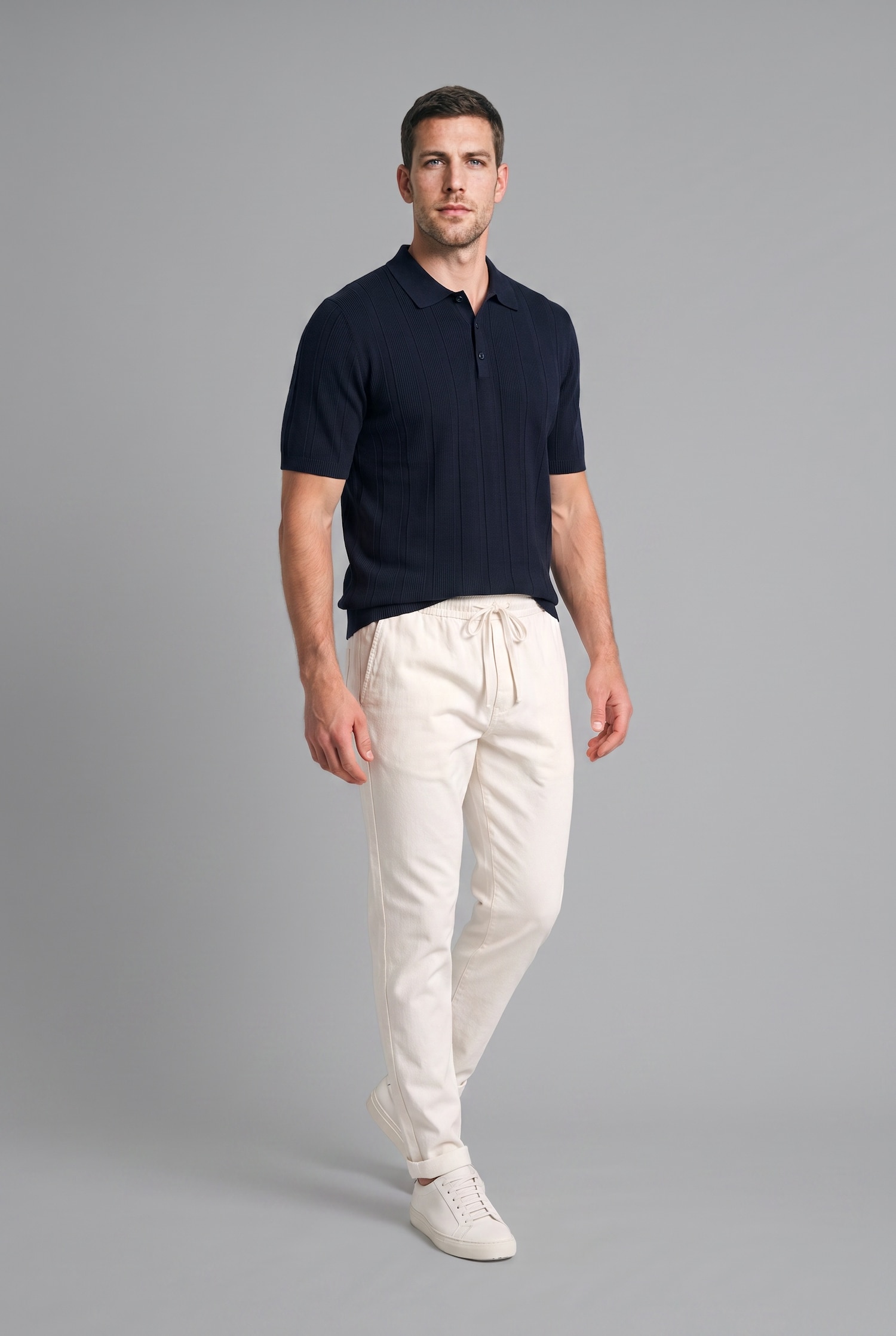 DeFacto Standart Fit Düğmeli Basic Triko Polo Tişört