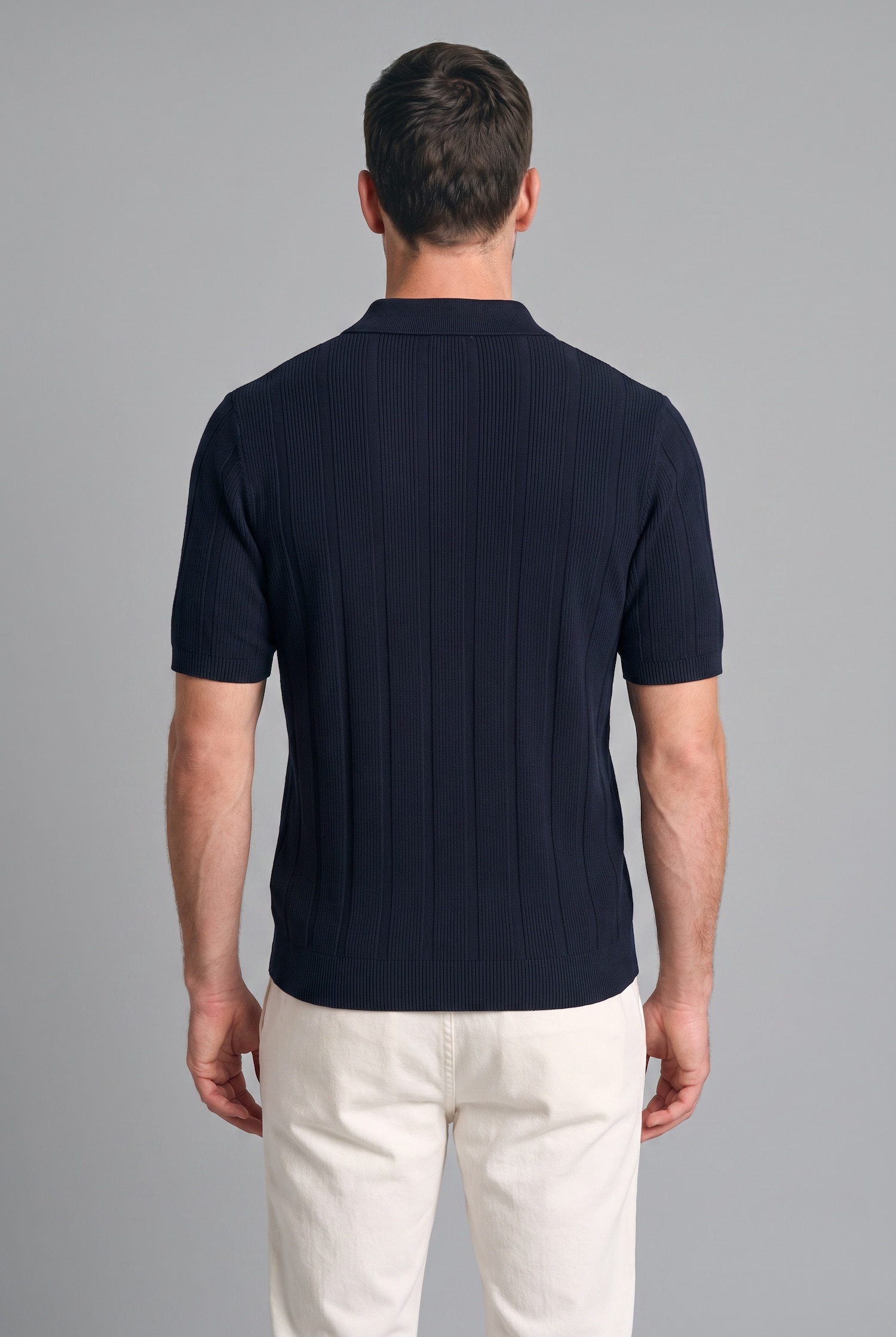 DeFacto Standart Fit Düğmeli Basic Triko Polo Tişört görsel 4