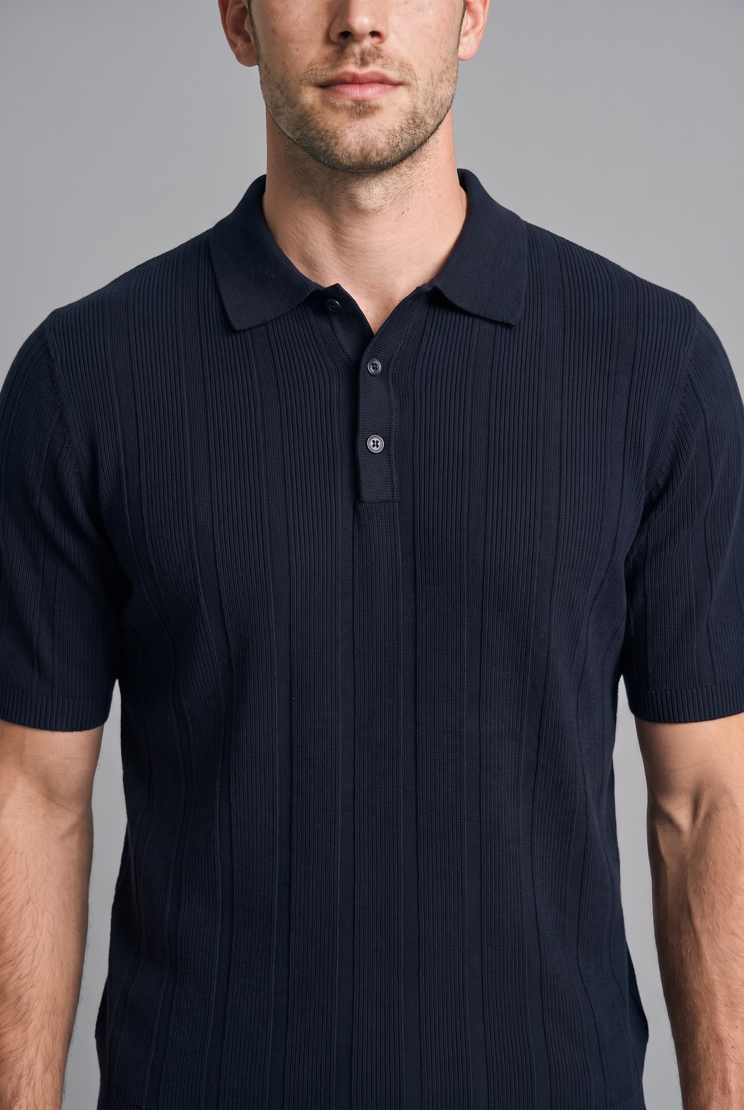 DeFacto Standart Fit Düğmeli Basic Triko Polo Tişört görsel 6