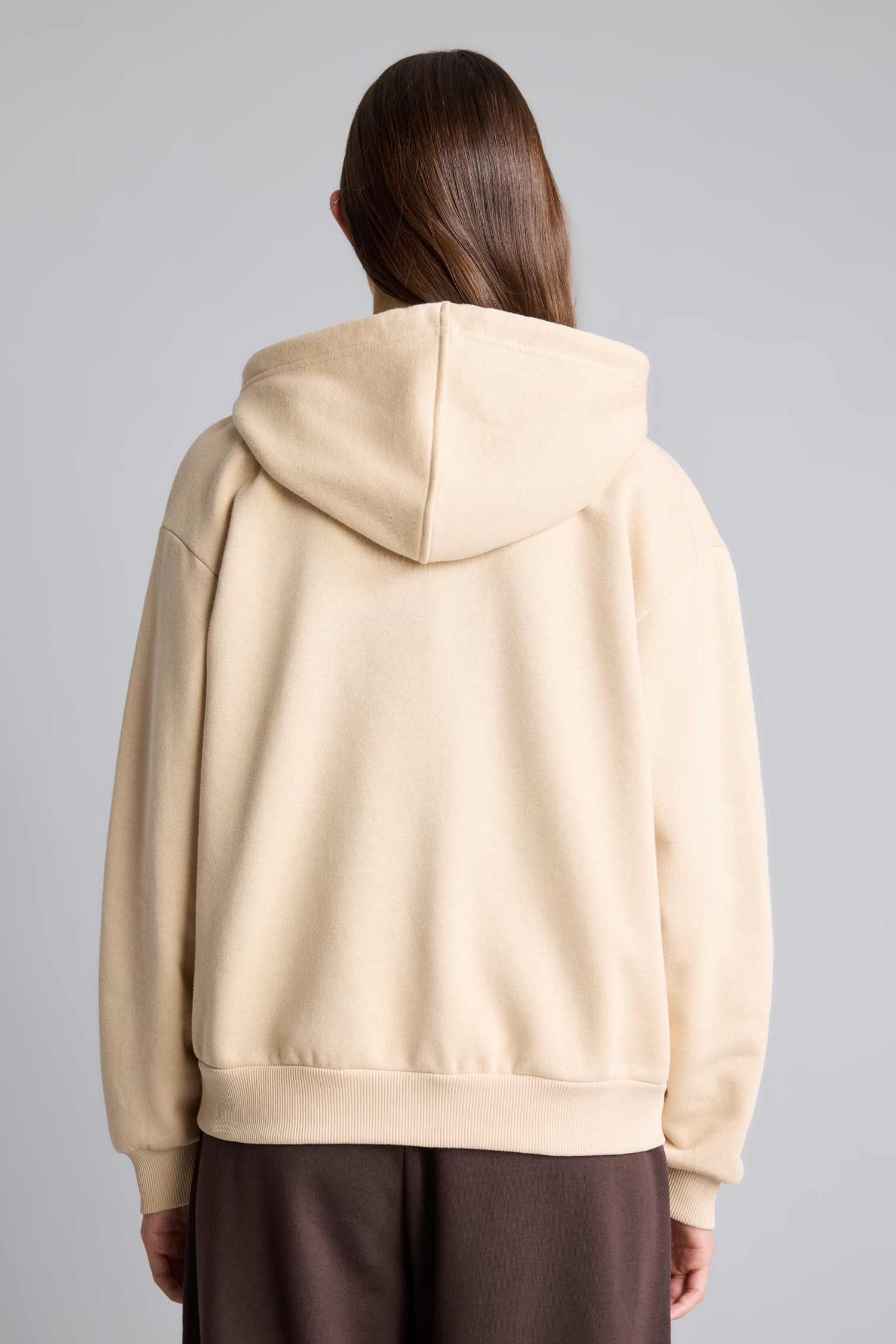 DeFacto Oversize Fermuarlı Baskılı Sweatshirt Hırka görsel 5