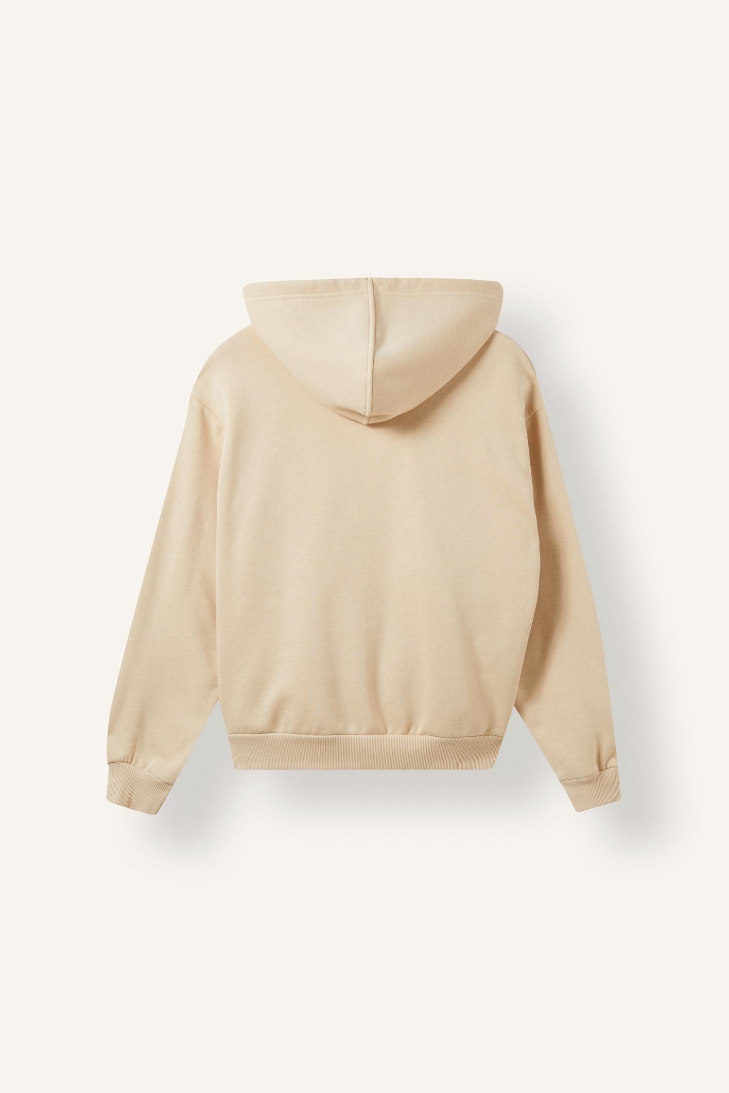 DeFacto Oversize Fermuarlı Baskılı Sweatshirt Hırka görsel 7