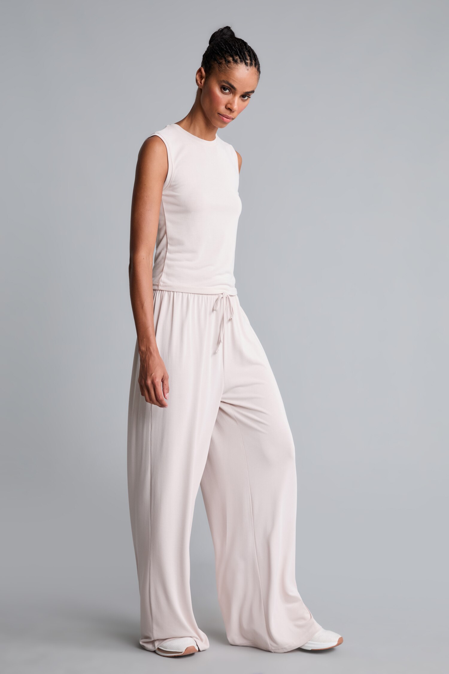 DeFacto Ultra Yumuşak Wide Leg Modal Pantolon görsel 5