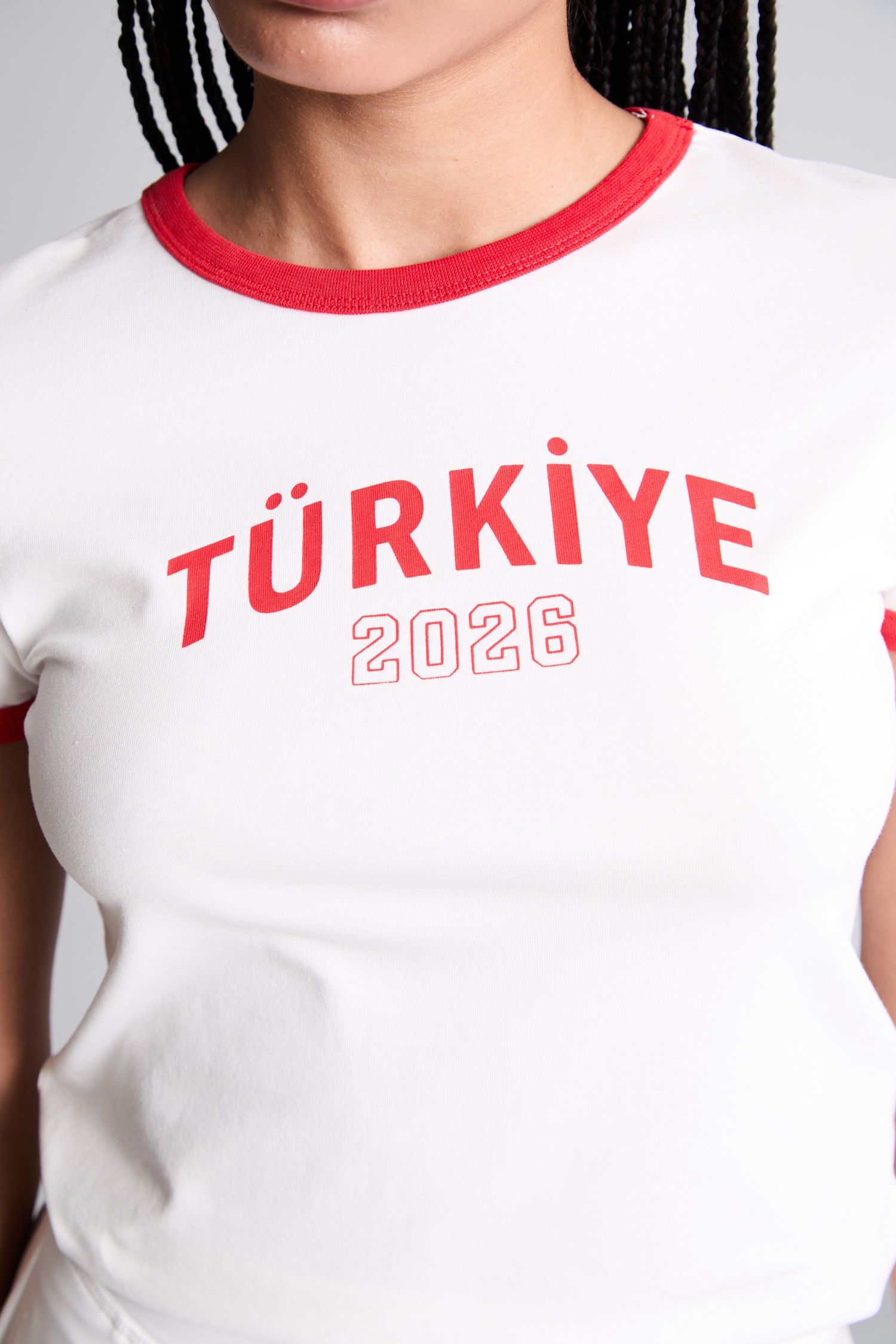 DeFacto Pamuklu Slim Fit Türkiye Baskılı Tişört görsel 4