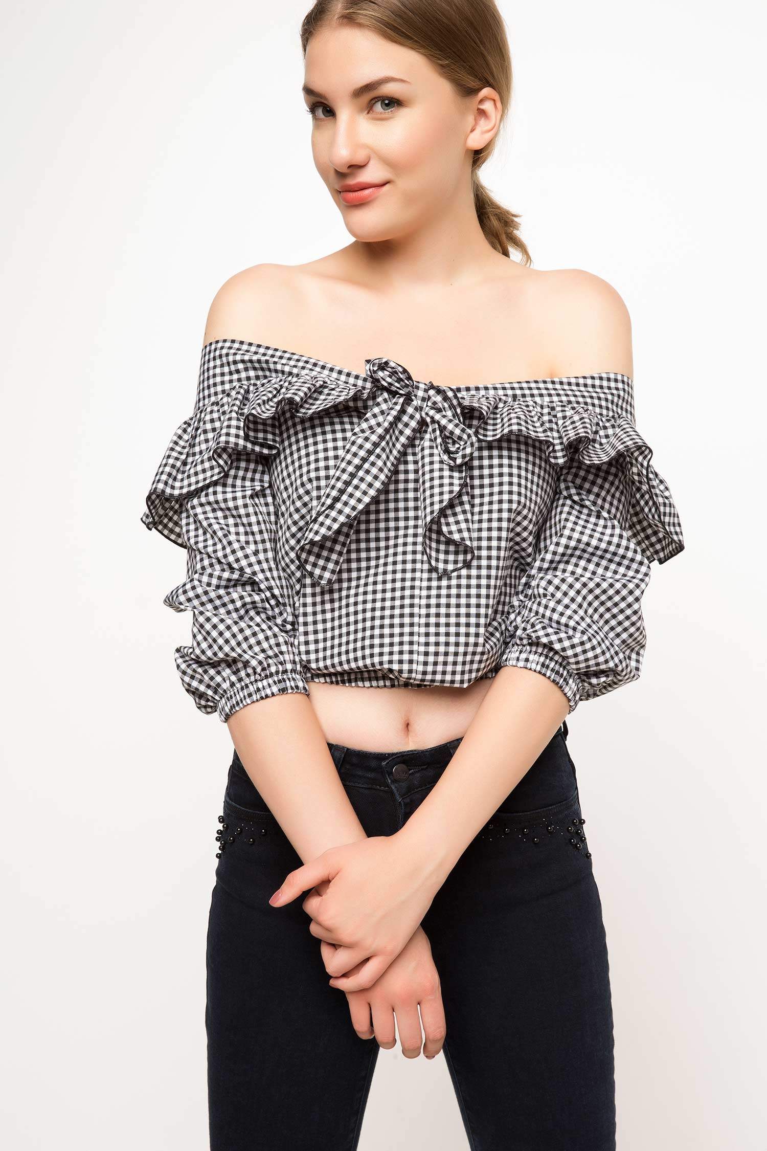 Defacto Kareli Bluz. 1