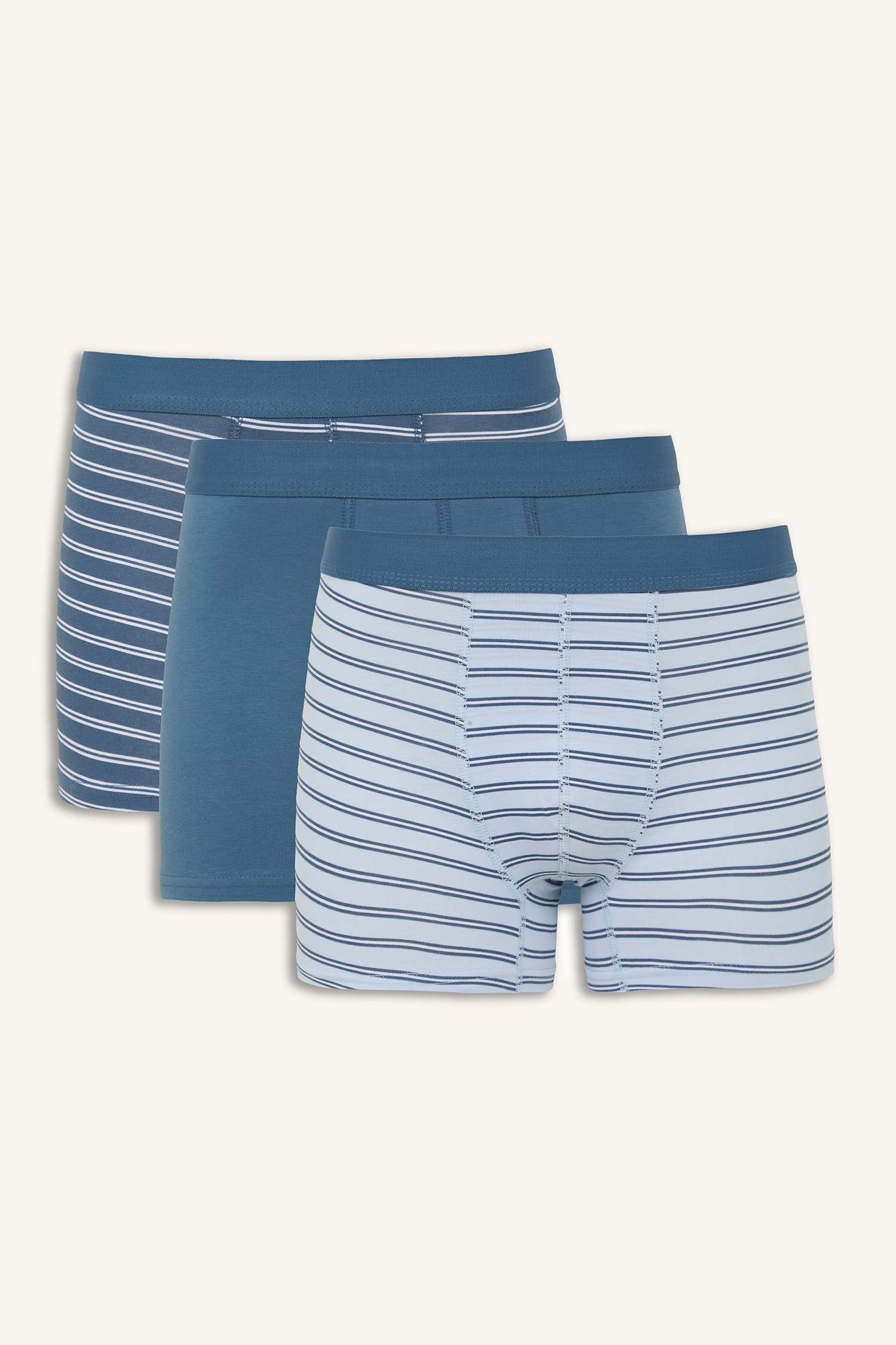 DeFacto Regular Fıt Baskılı 3'lü Boxer