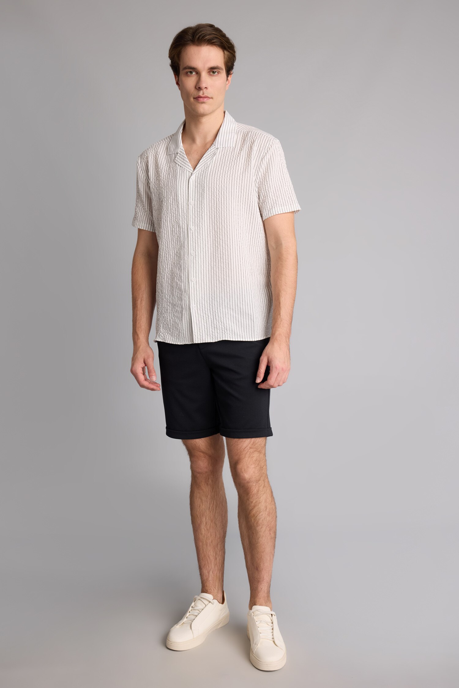 DeFacto Modern Fit Polo Yaka Gömlek görsel 2