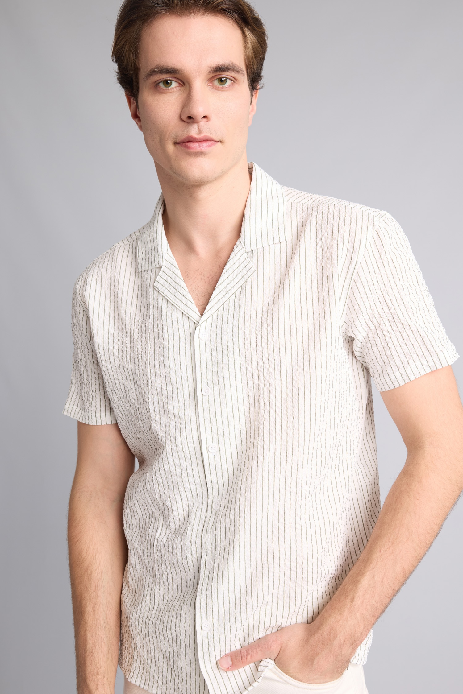 DeFacto Modern Fit Polo Yaka Gömlek