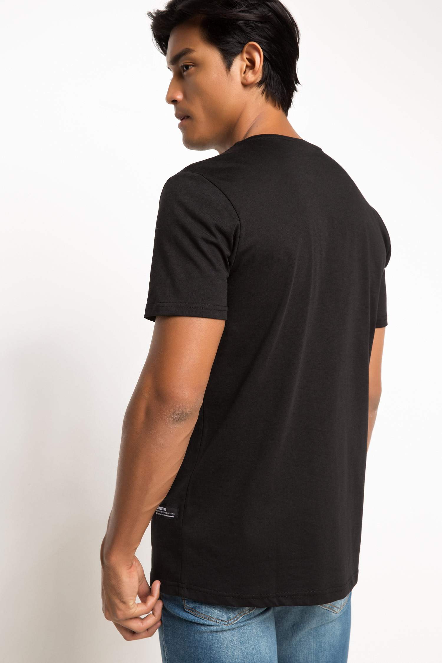 Defacto Bisiklet Yaka T-Shirt. 3