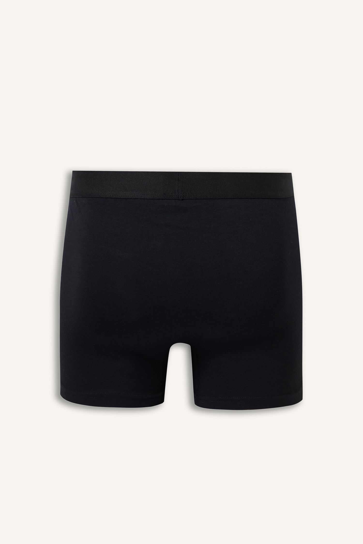 DeFacto Regular Fit Beli Lastikli 3'lü Boxer Seti görsel 3