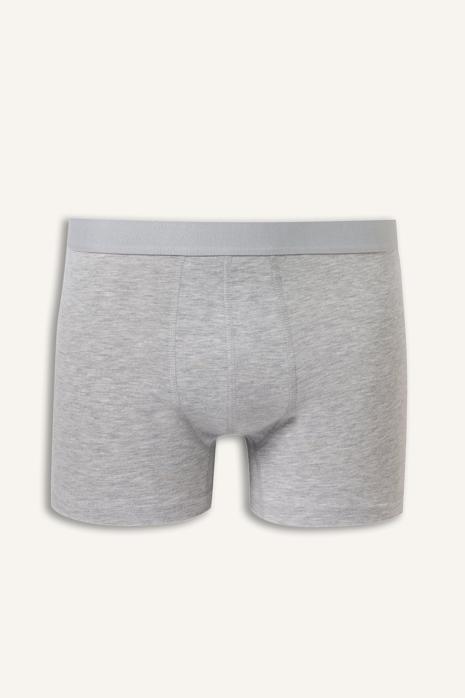 DeFacto Regular Fit Beli Lastikli 3'lü Boxer Seti görsel 6