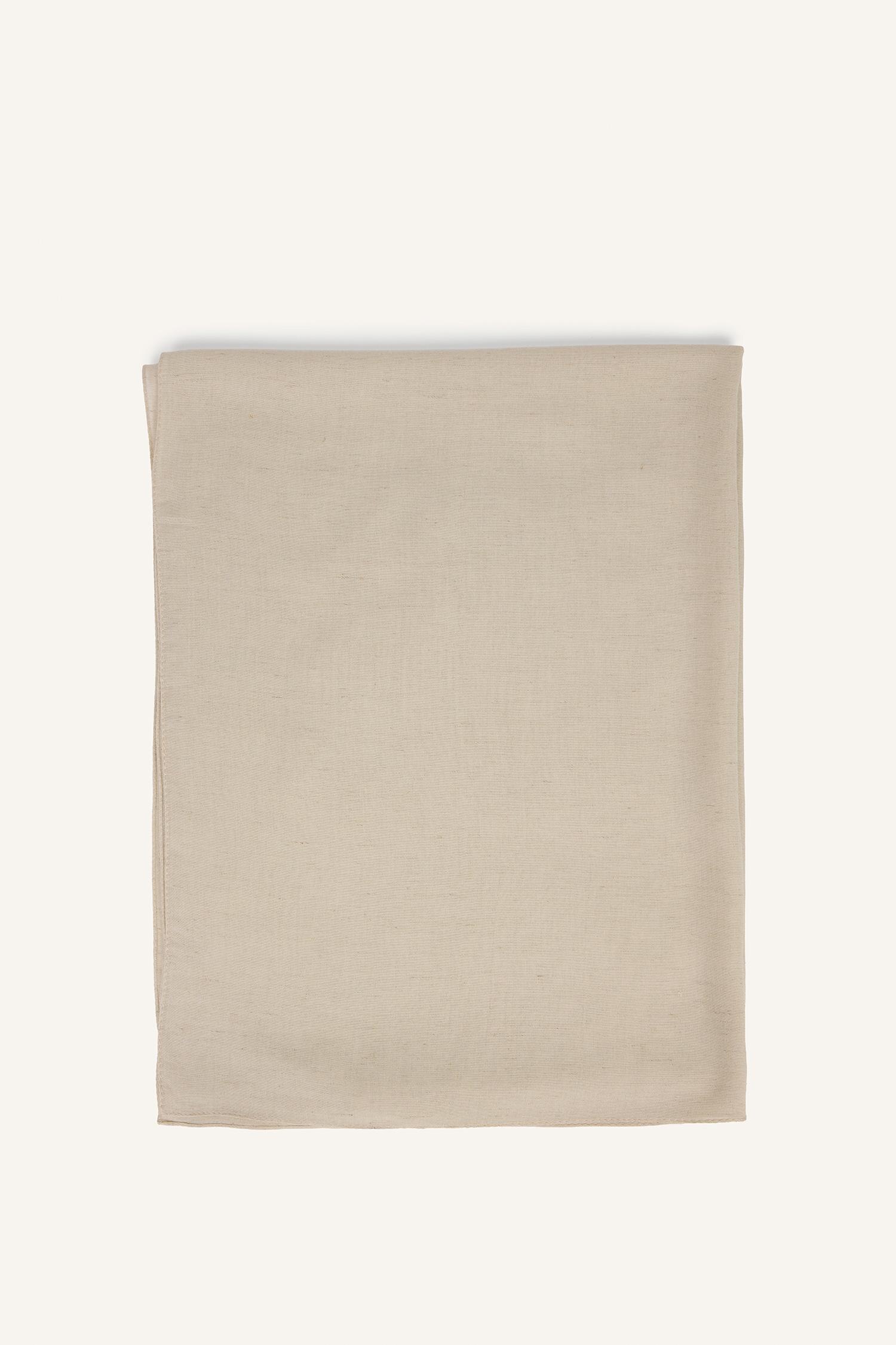 DeFacto Fresh Scarfs X DeFacto Premium Kum Beji Keten Şal görsel 8