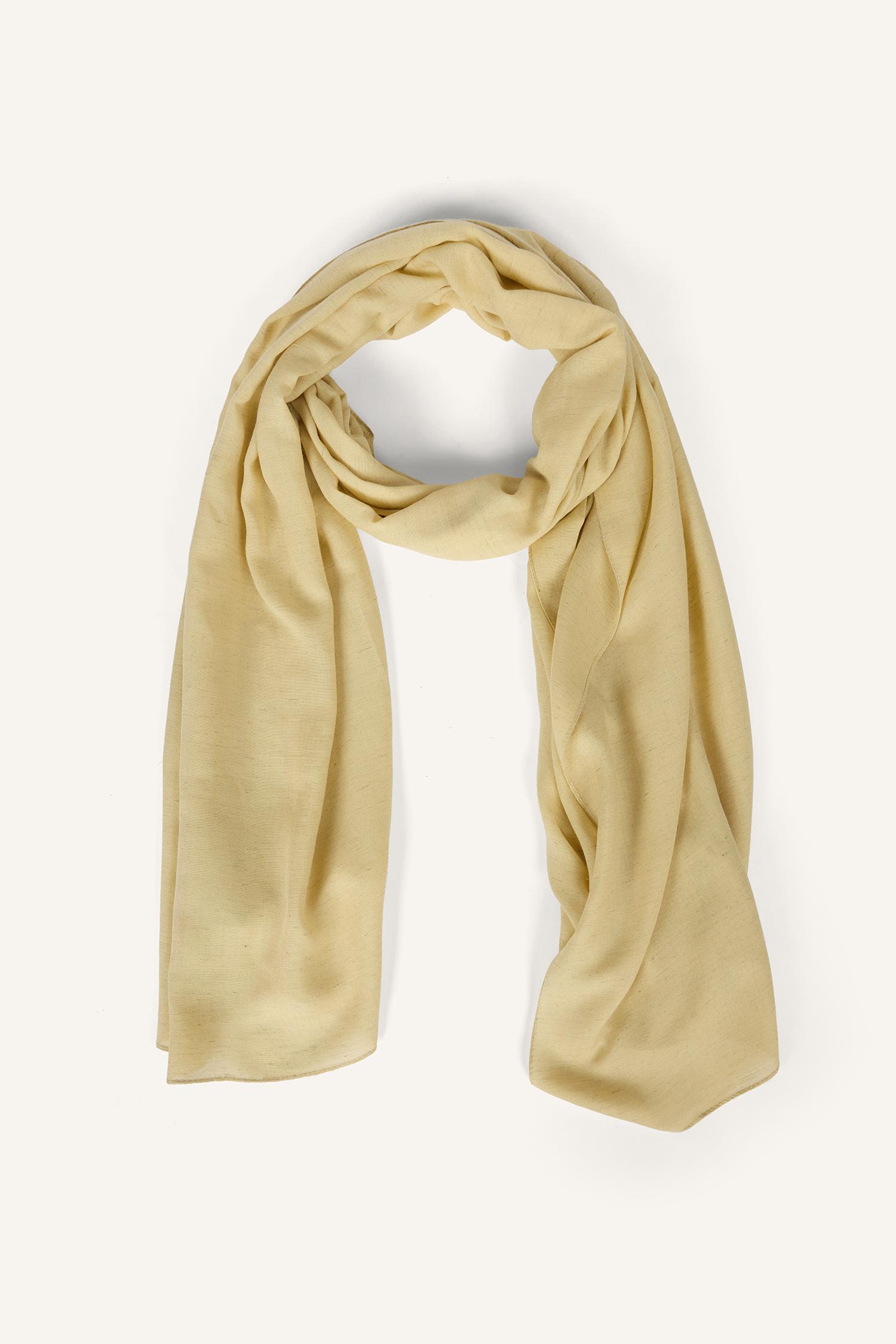 DeFacto Fresh Scarfs X DeFacto Premium Sütlü Kahve Keten Şal görsel 6