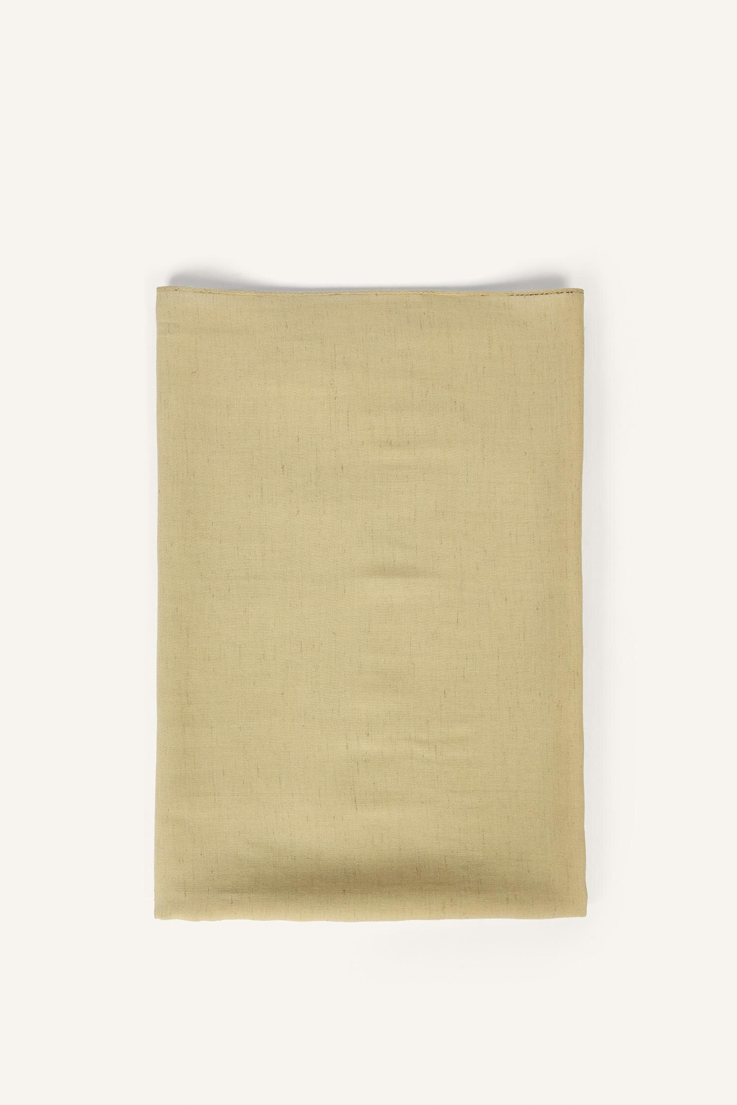 DeFacto Fresh Scarfs X DeFacto Premium Sütlü Kahve Keten Şal görsel 7