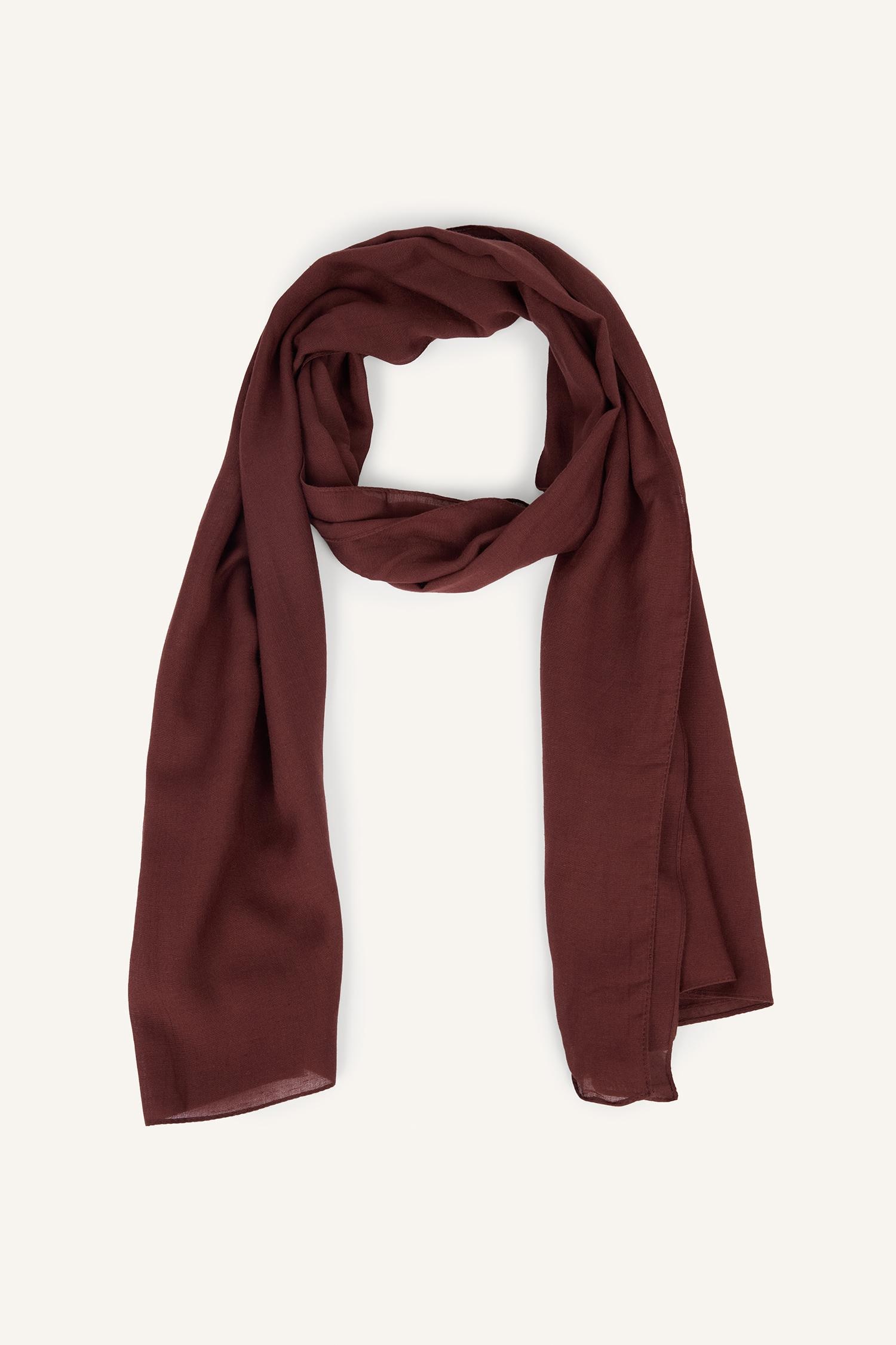 DeFacto Fresh Scarfs X DeFacto Premium Kiremit Keten Şal görsel 6