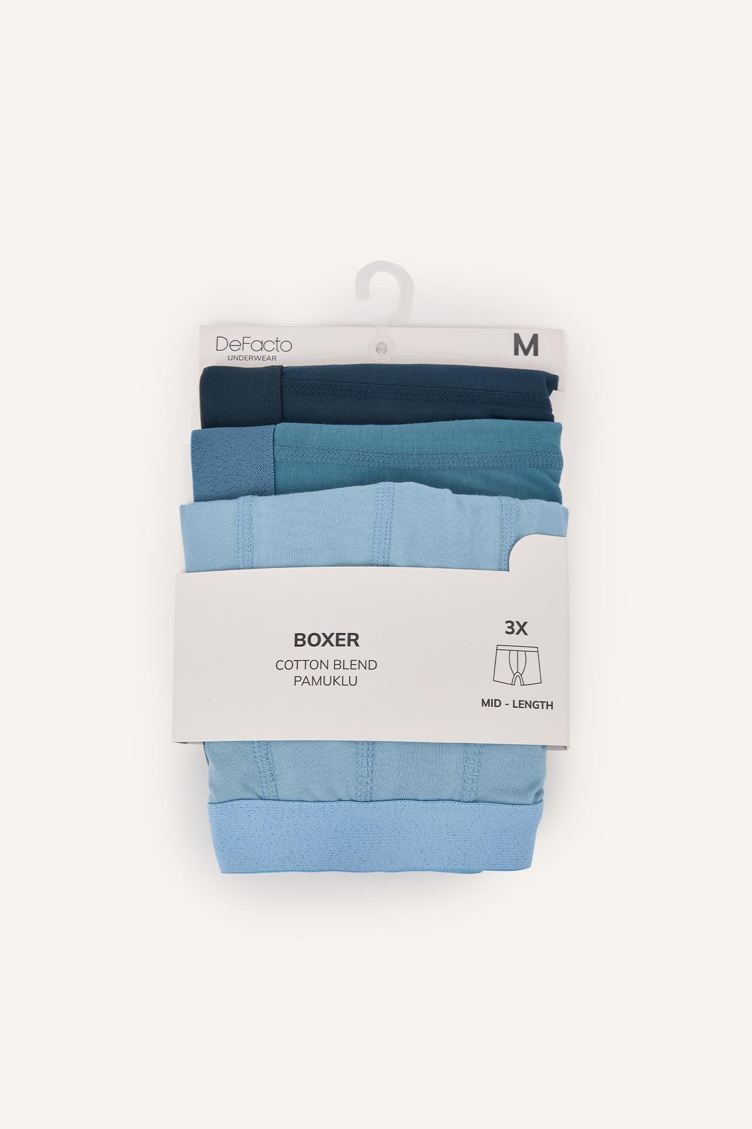 DeFacto Regular Fit Beli Lastikli Boxer görsel 6