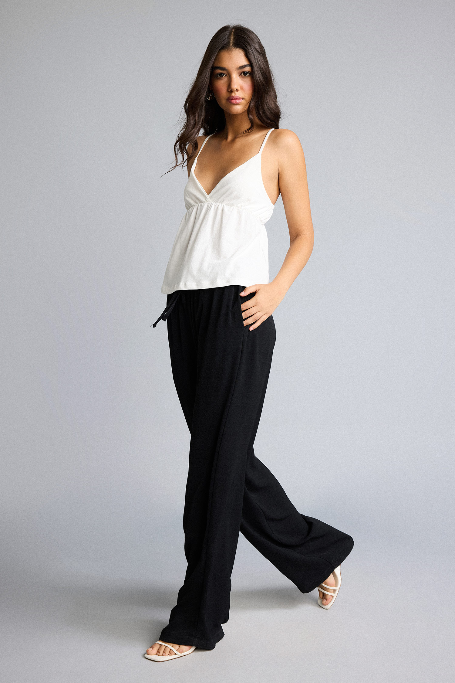 DeFacto Fıtted İnce Askılı Bluz görsel 2