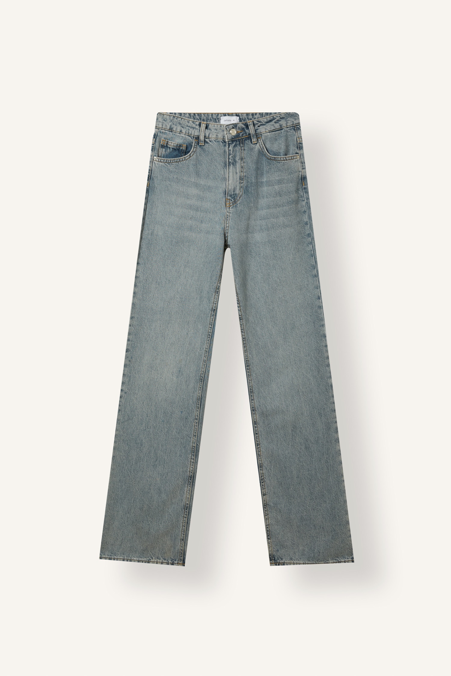 90's Wide Leg Yüksek Bel Jean