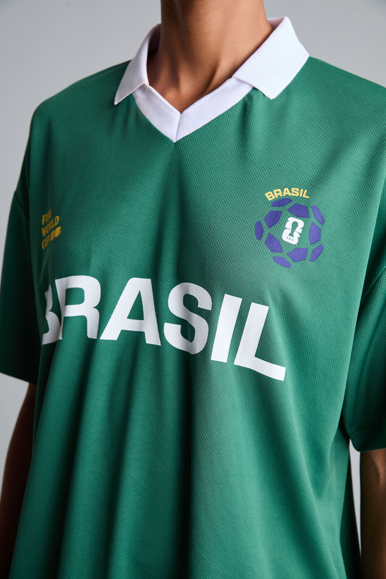 DeFacto Oversize Kısa Kollu Brasil Baskılı Tişört görsel 7
