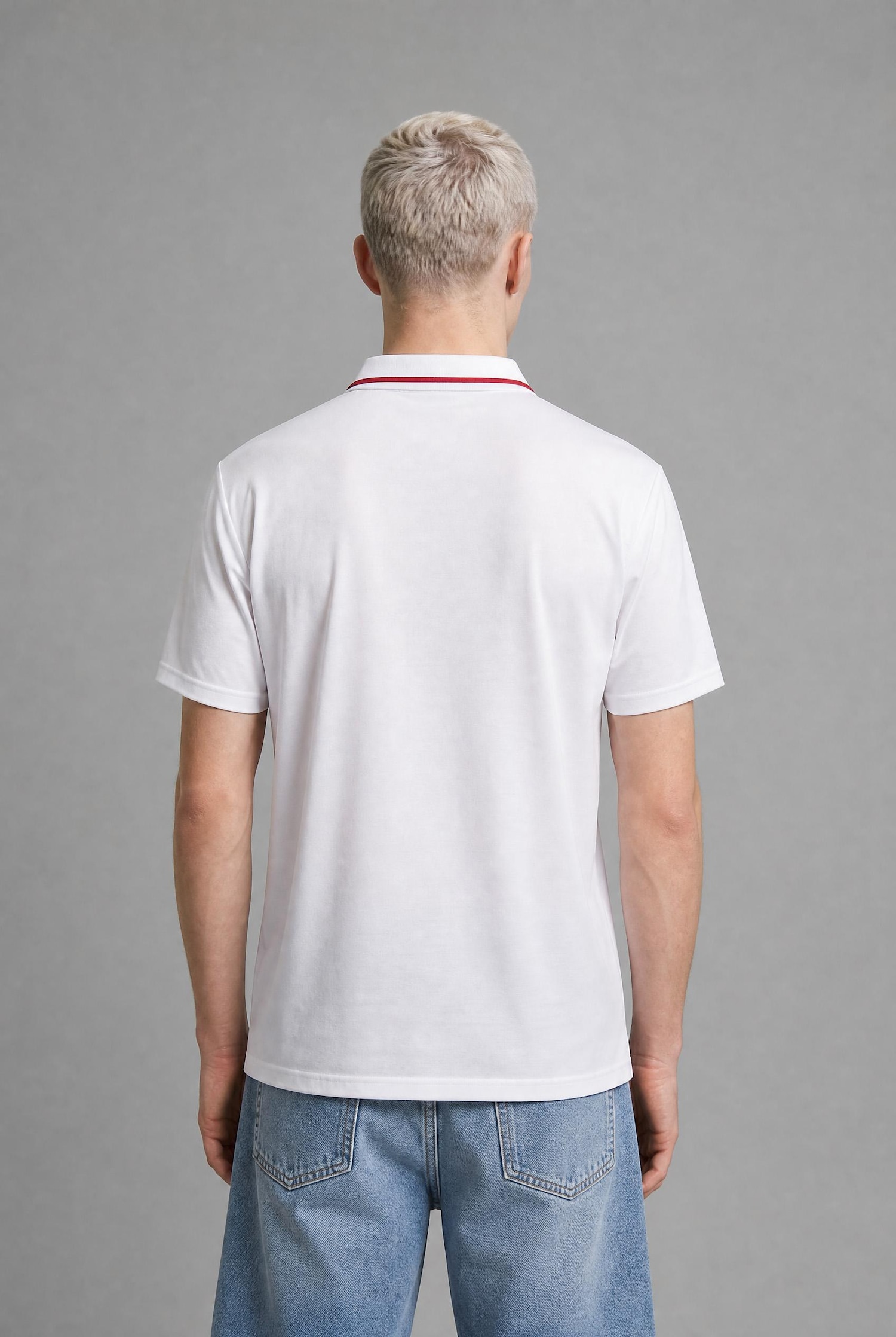 DeFacto Boxy Fit Baskılı Polo Tişört görsel 7