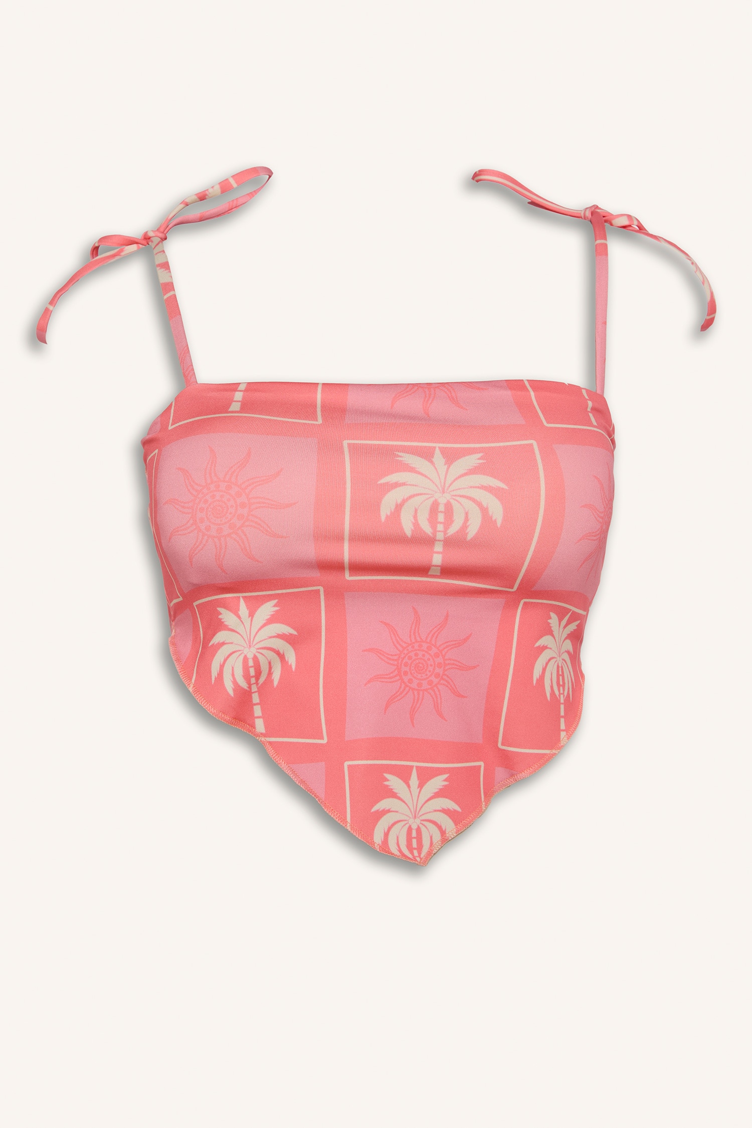 DeFacto Jaquette x DeFacto Palmiye Desenli Bikini Üstü görsel 8