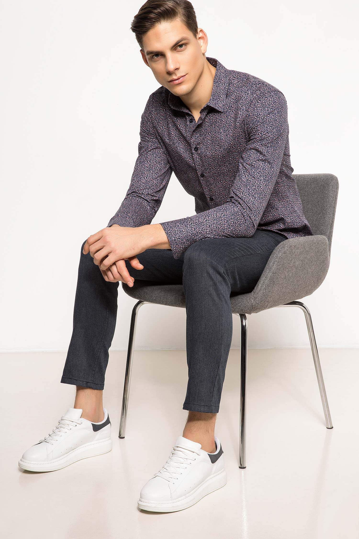 Defacto Desenli Gömlek. 2