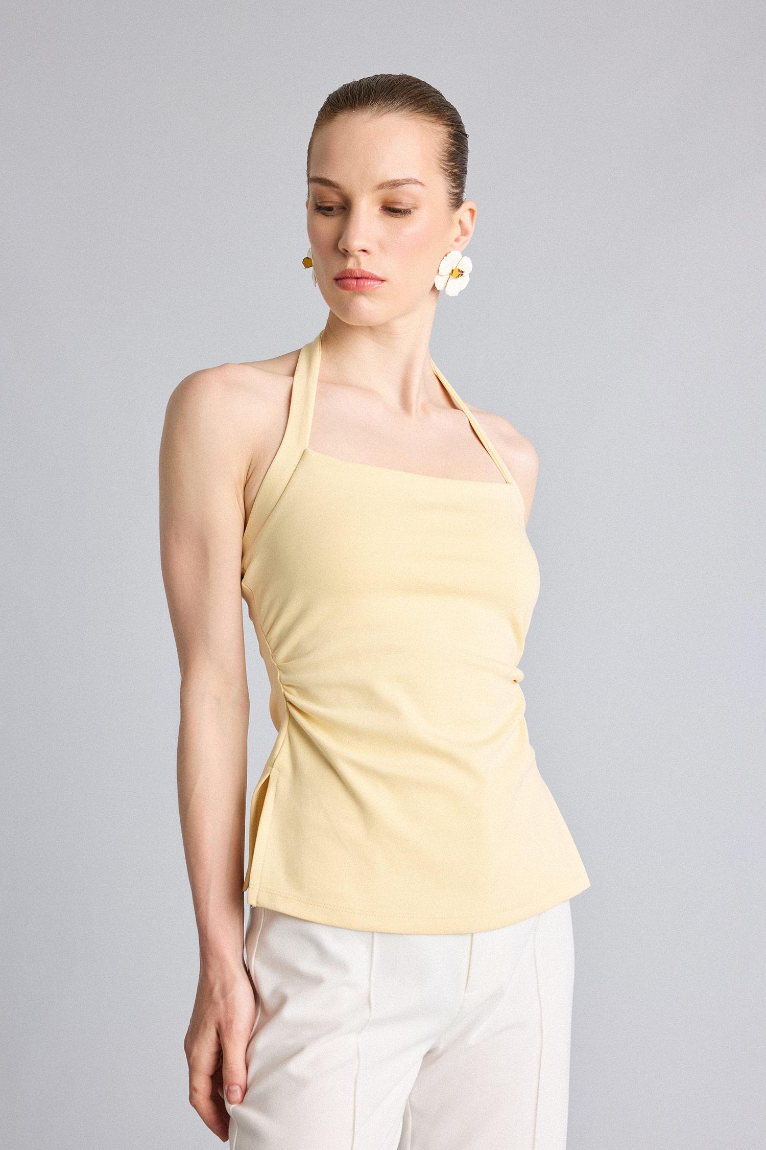 DeFacto Slim Fit Halter Yaka Atlet görsel 4