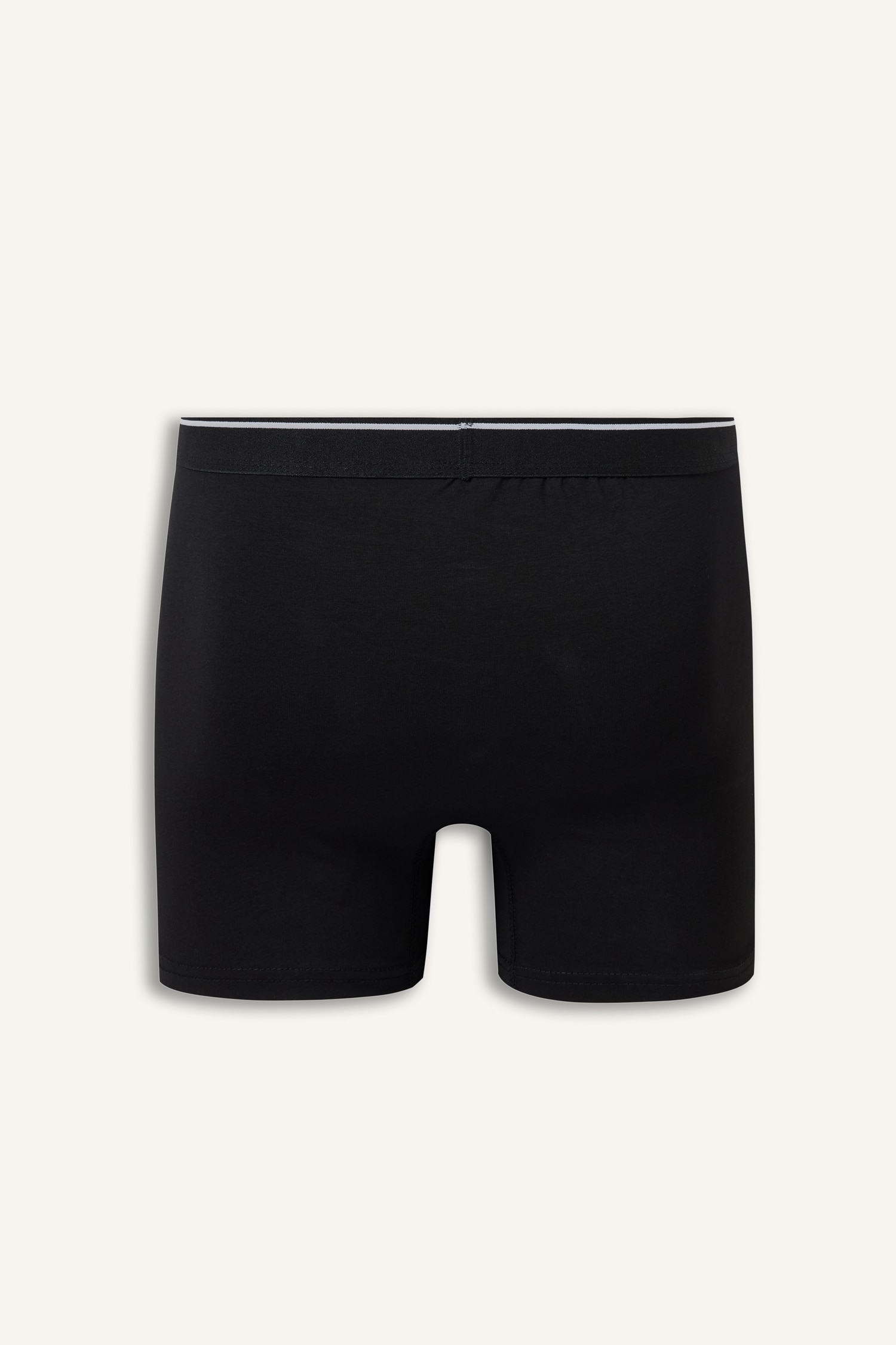 DeFacto Regular Fit Ekose Desenli 3'lü Boxer görsel 3