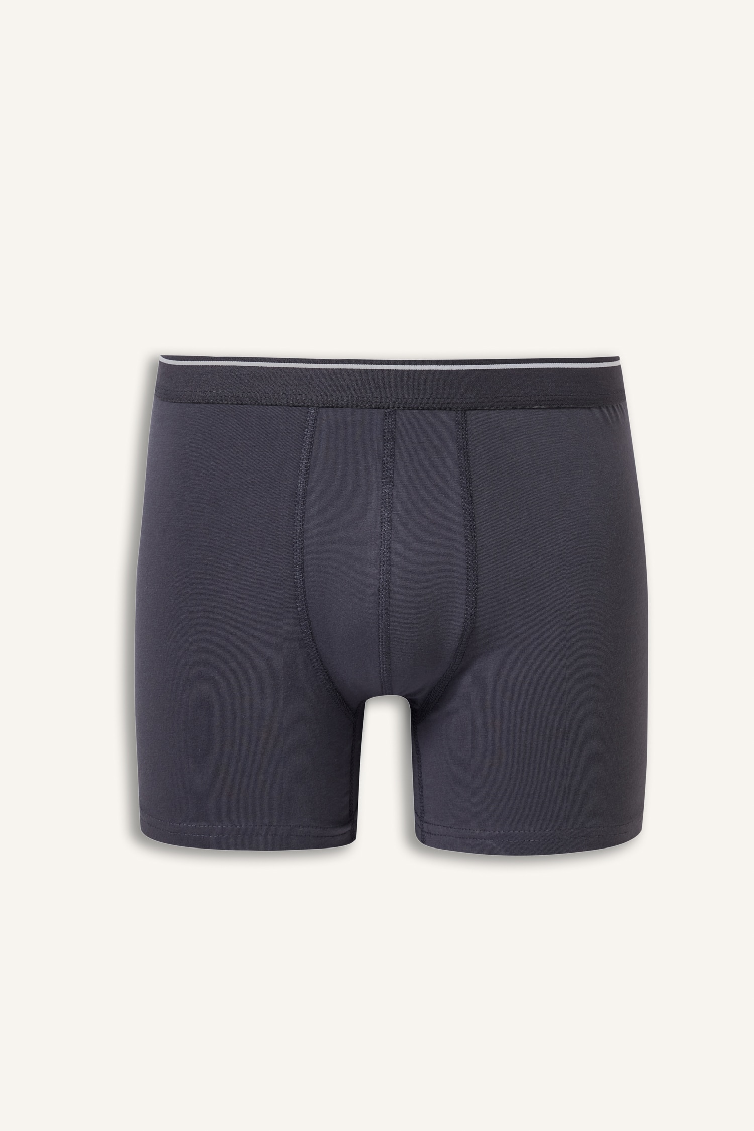 DeFacto Regular Fit Ekose Desenli 3'lü Boxer görsel 6