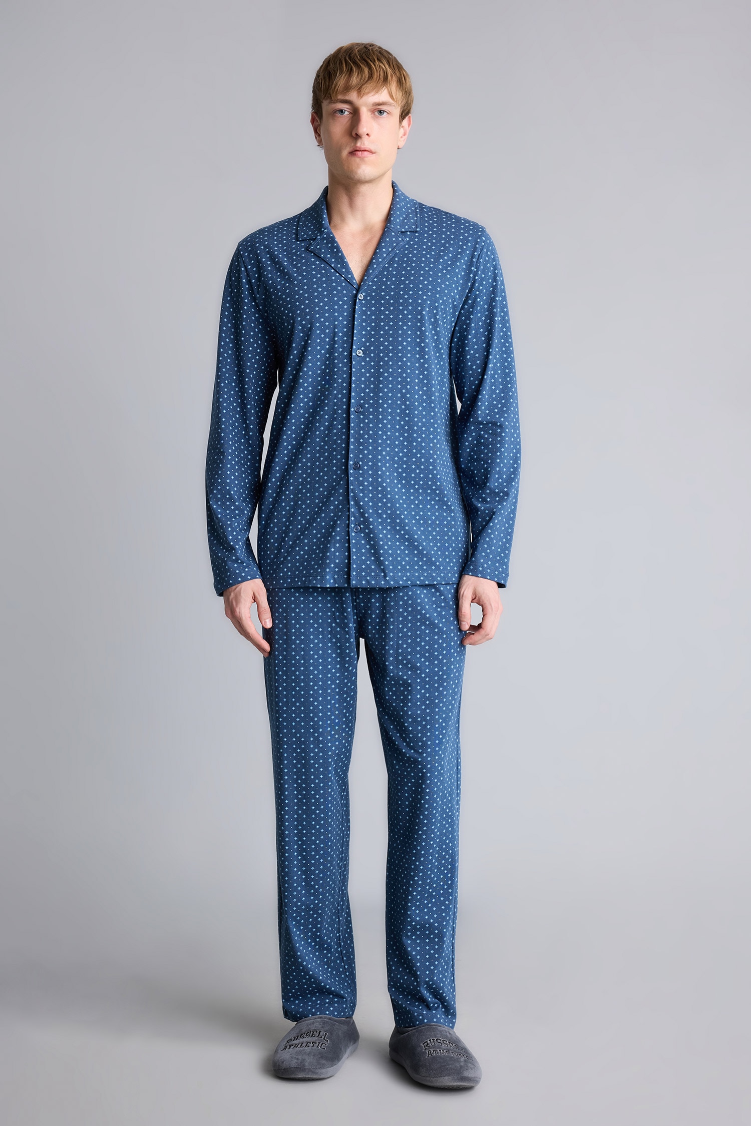 DeFacto Regular Fit Desenli 2'li Pijama Takımı görsel 2