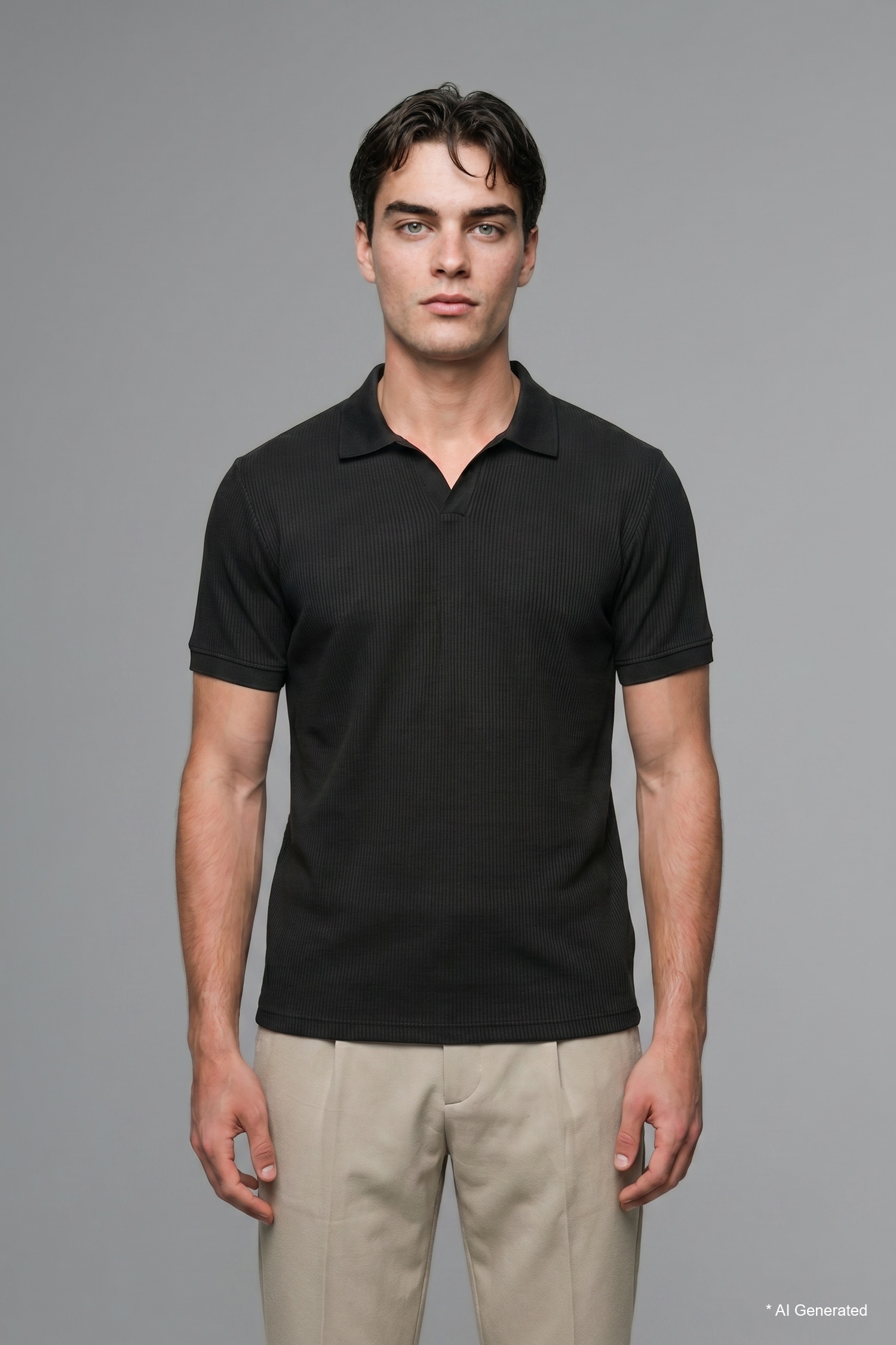 DeFacto %100 Pamuk Regular Fit Polo Tişört görsel 3