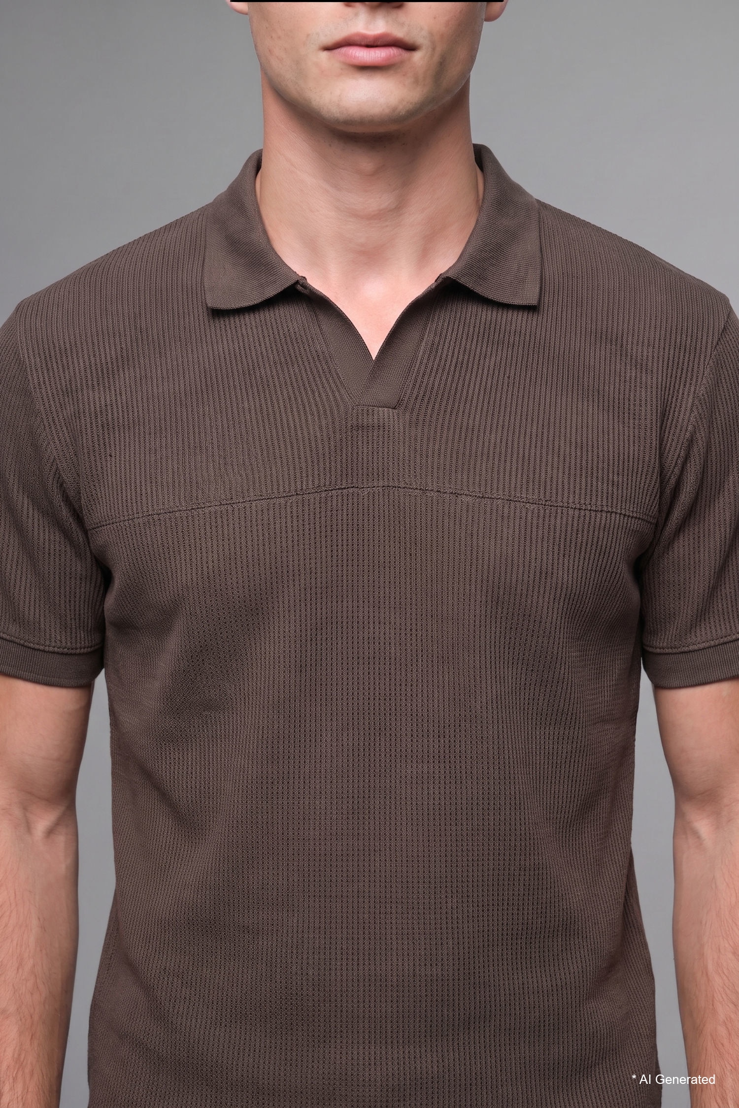 DeFacto %100 Pamuk Regular Fit Fitilli Polo Tişört görsel 4
