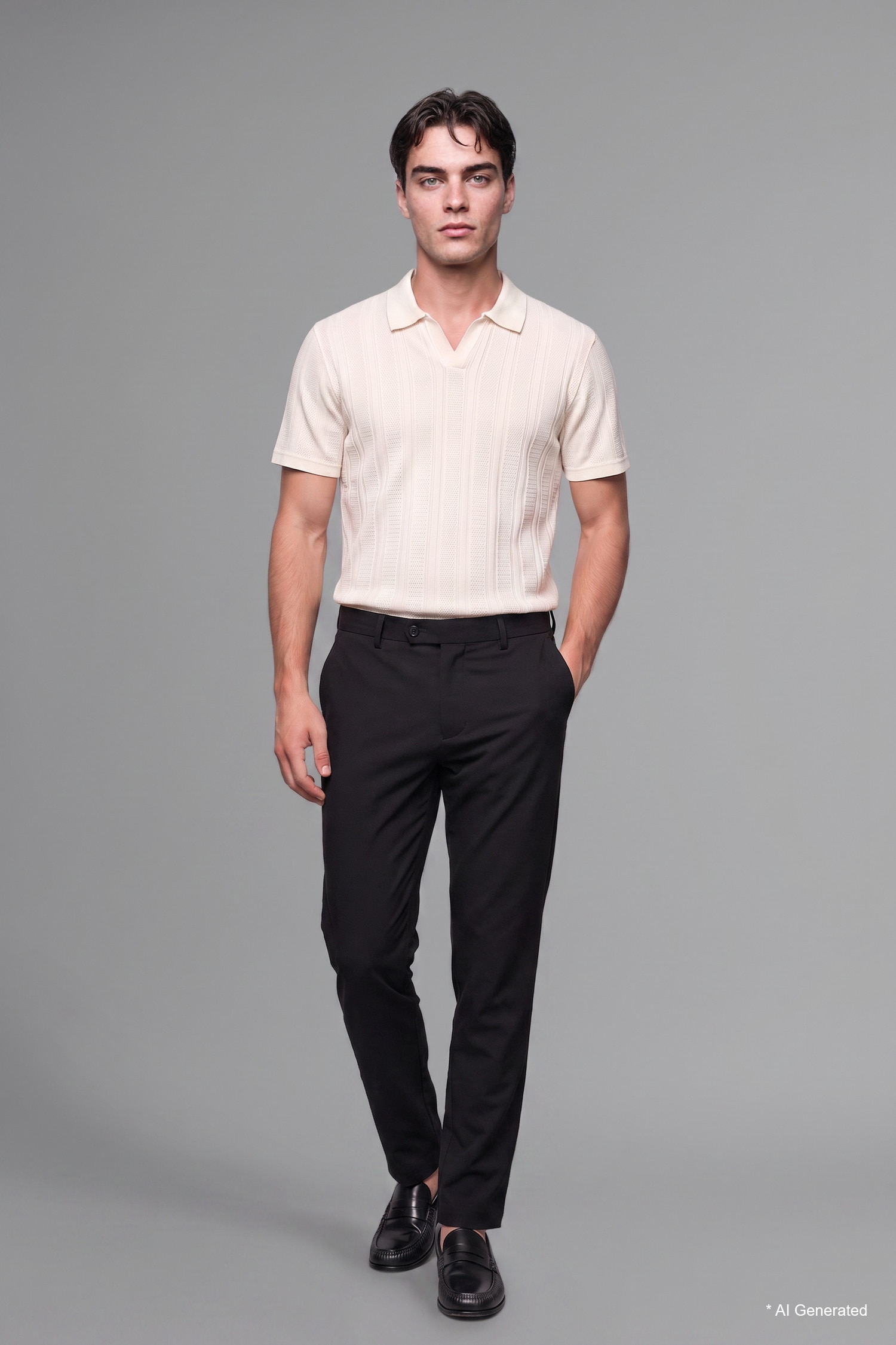 DeFacto %100 Pamuk Regular Fit Polo Tişört görsel 2