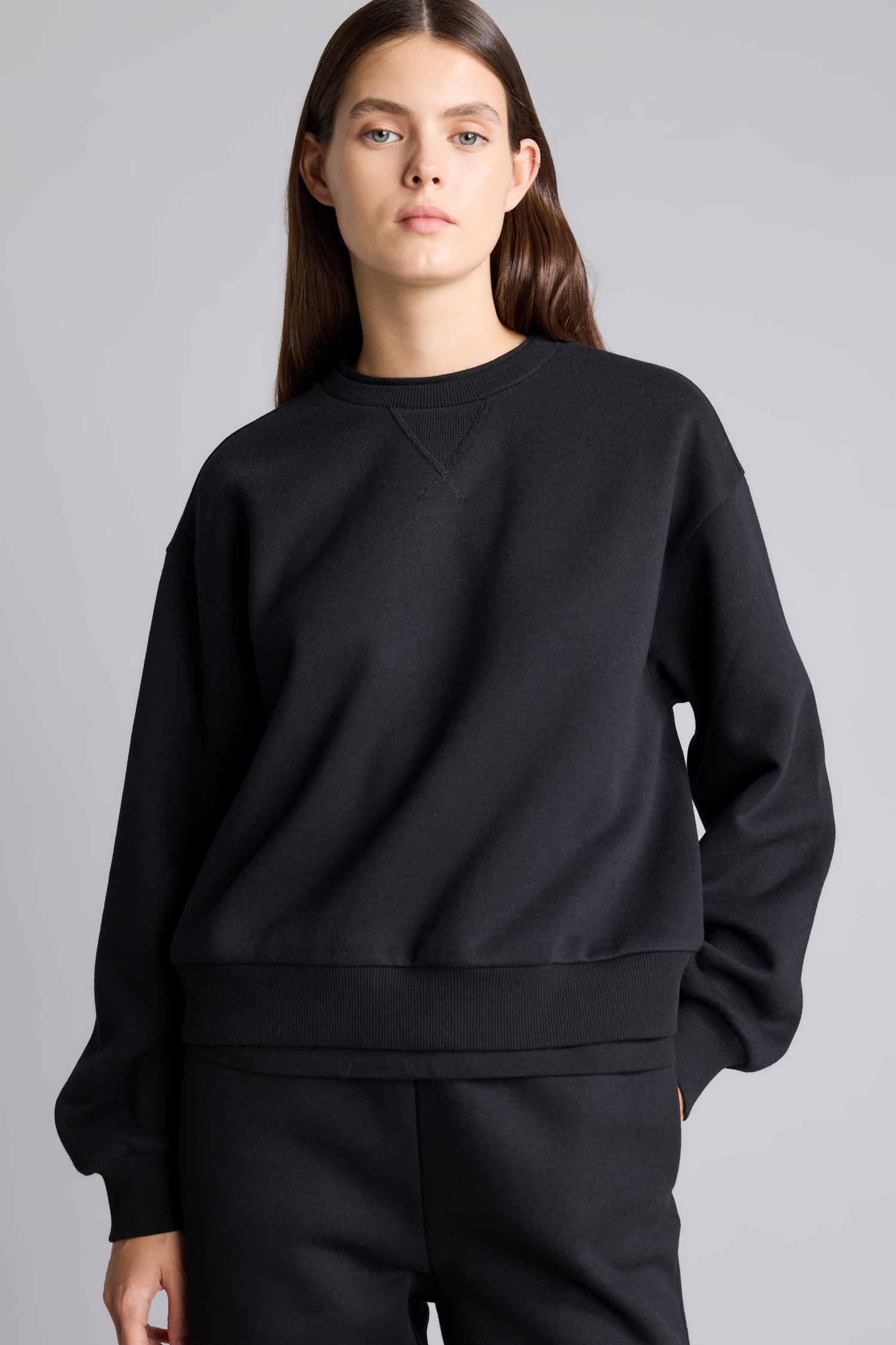 DeFacto Relaxed Fit Üçgen Dikişli Basic Sweatshirt