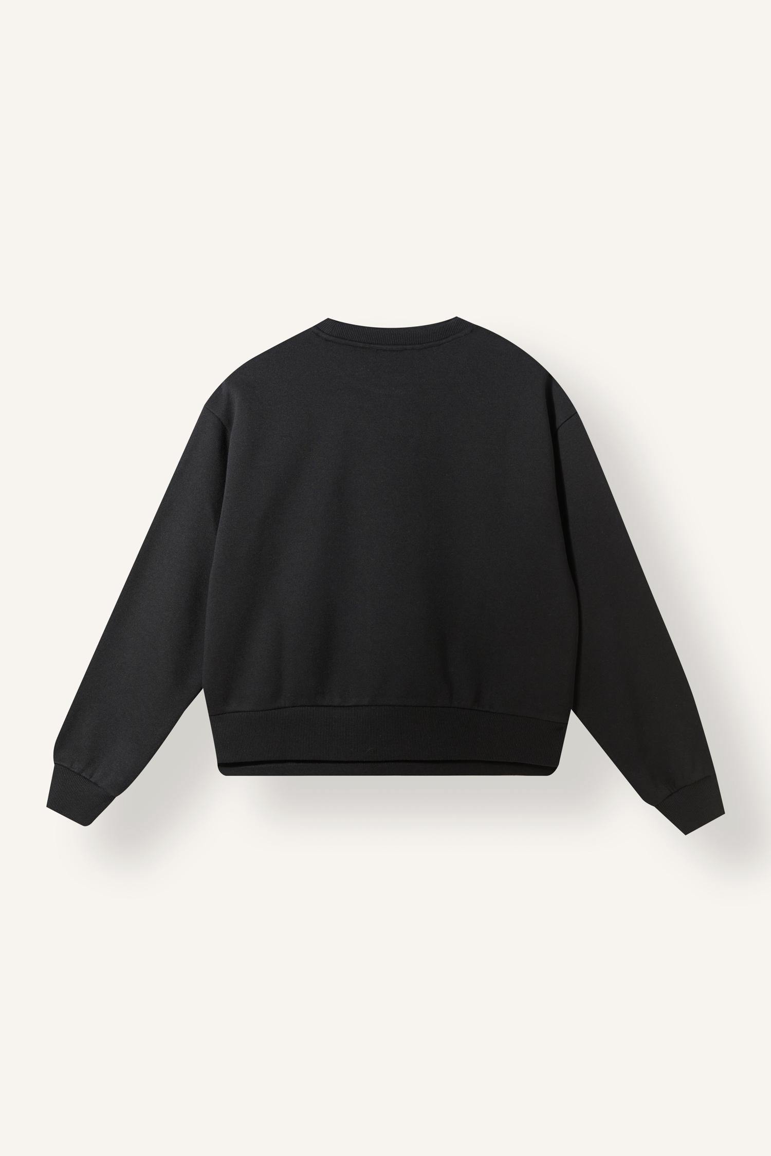 DeFacto Relaxed Fit Üçgen Dikişli Basic Sweatshirt görsel 7