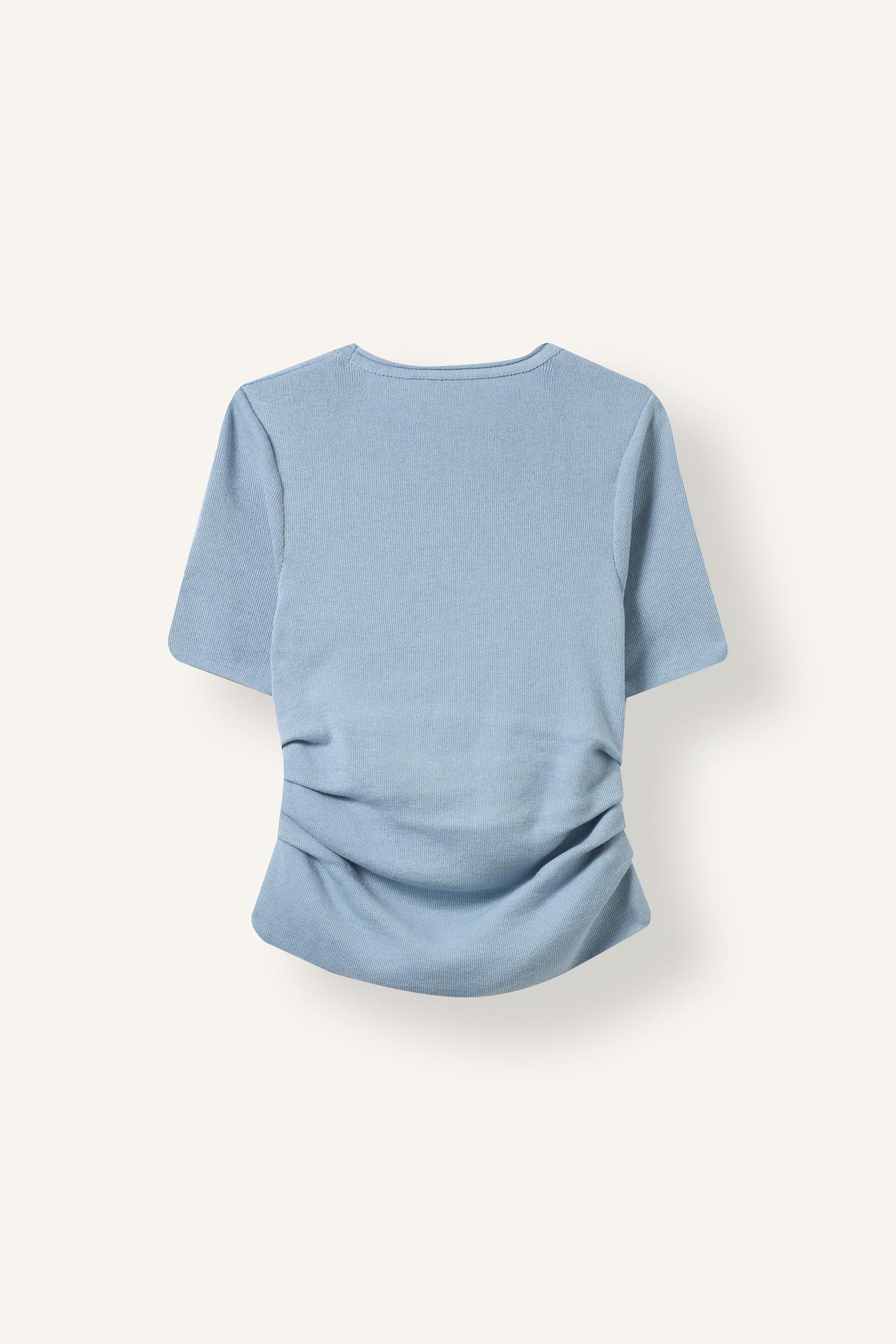 DeFacto Fitted Bisiklet Yaka Kısa Kollu Basic Kazak görsel 5