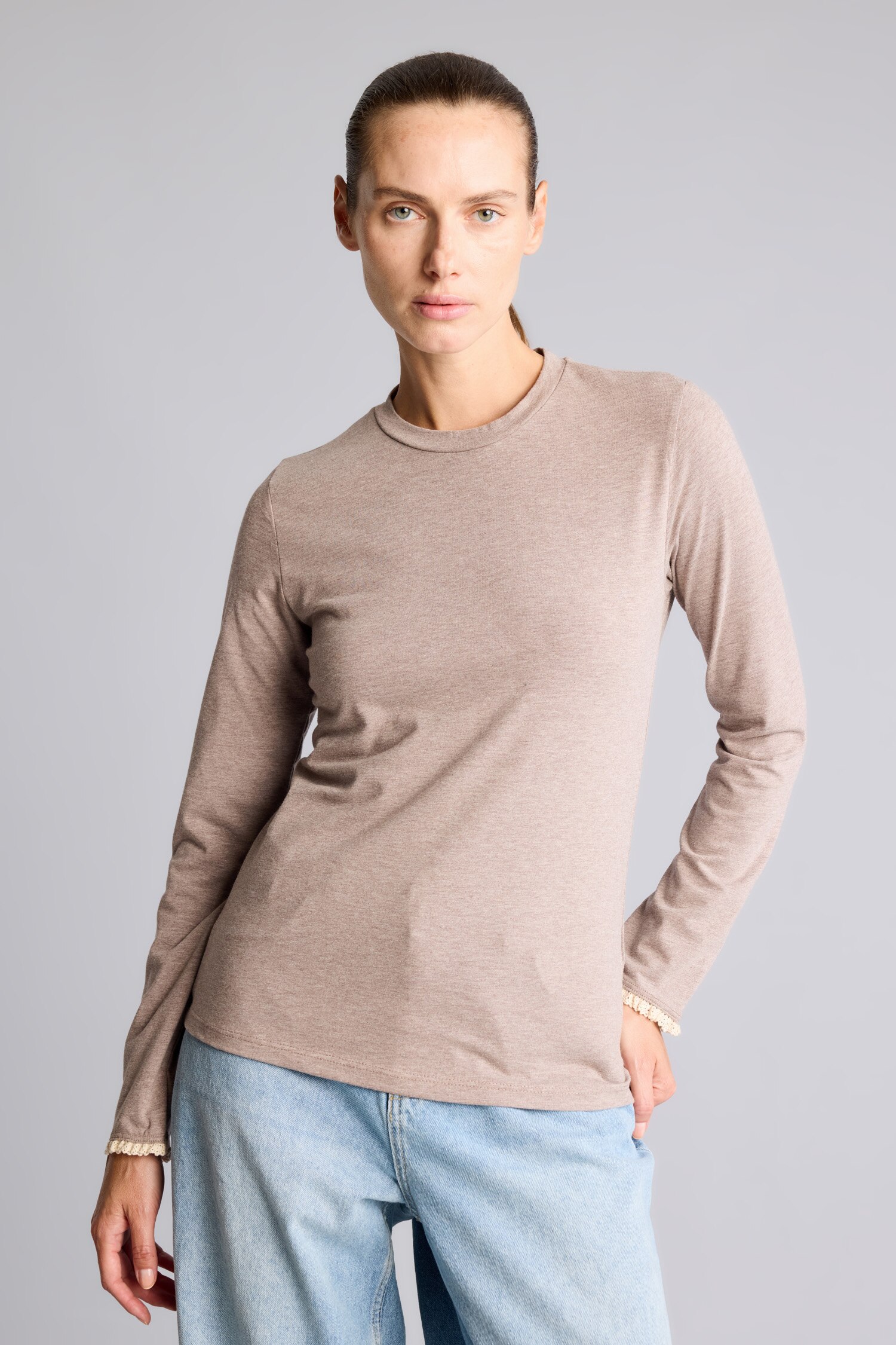 DeFacto Slim Fit Uzun Kollu Basic Tunik görsel 3