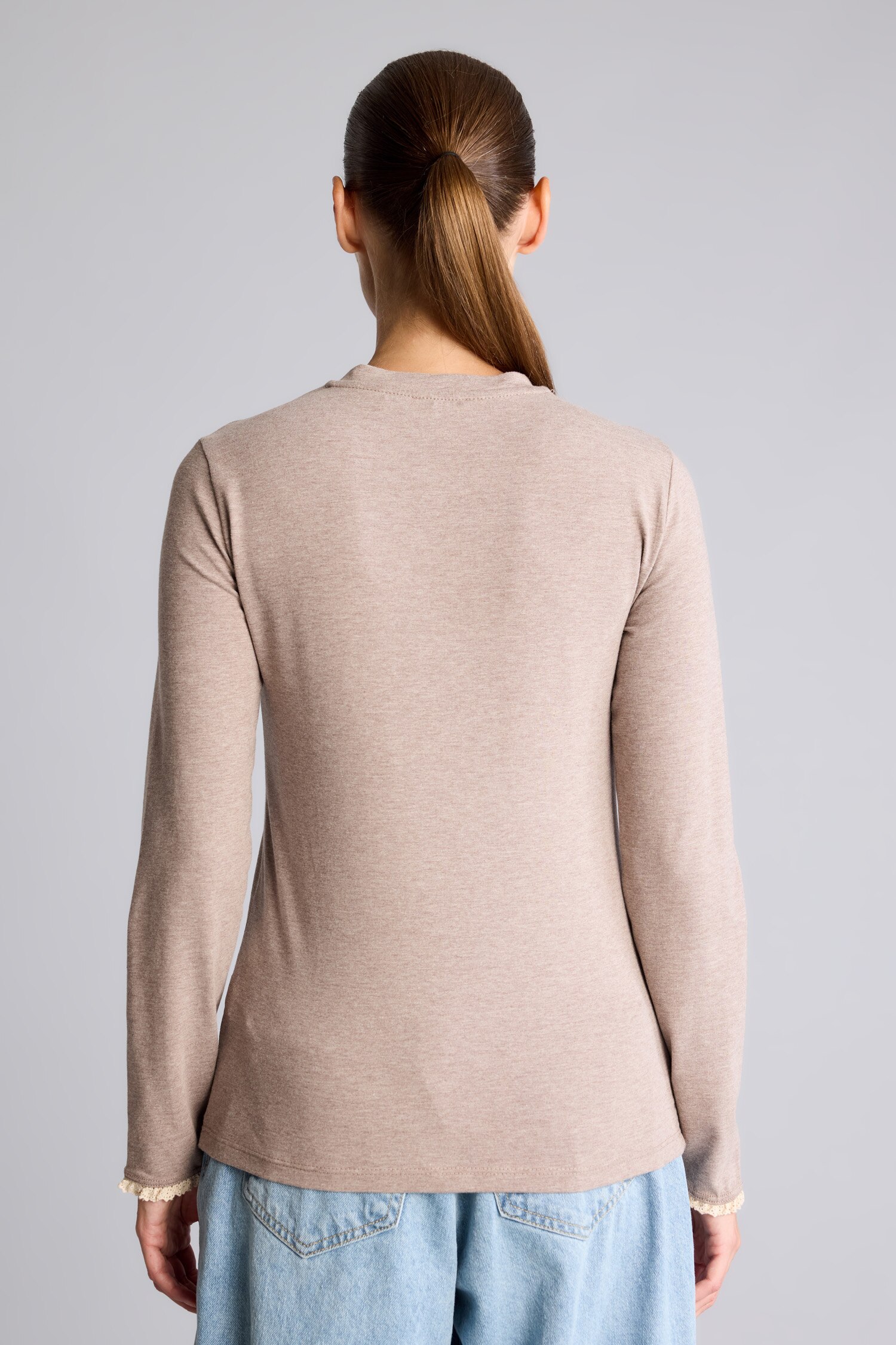 DeFacto Slim Fit Uzun Kollu Basic Tunik görsel 6
