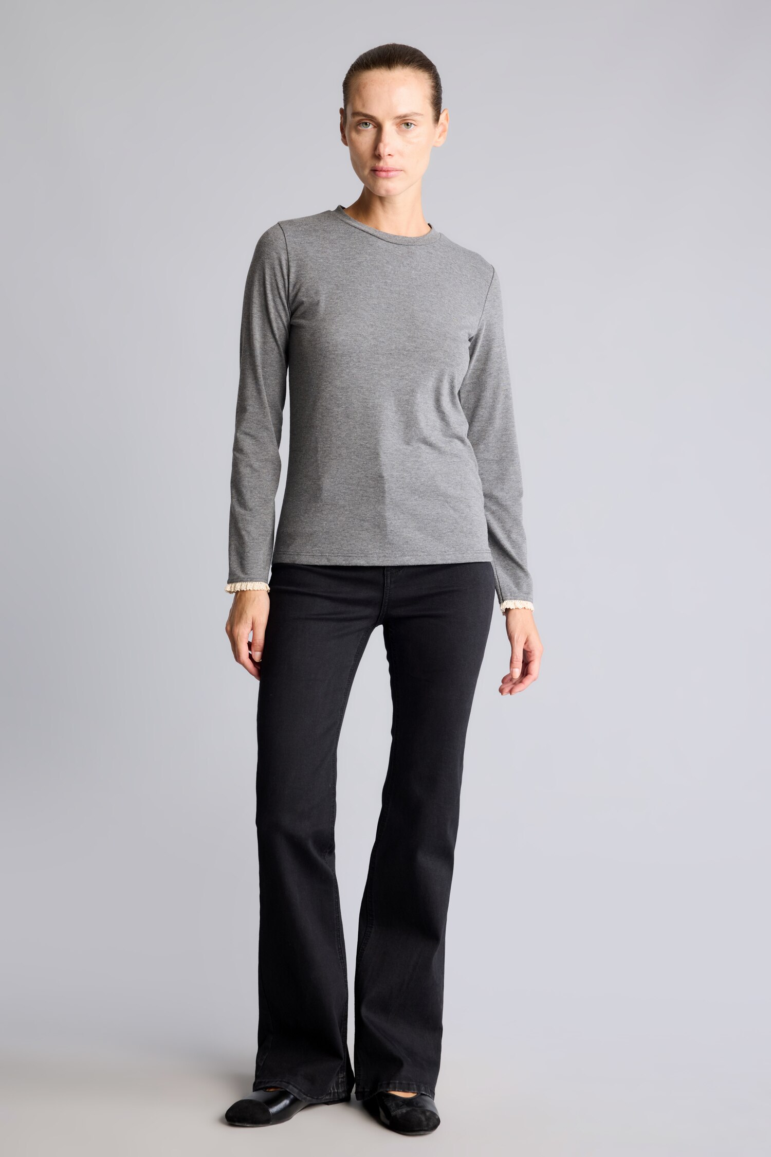 DeFacto Slim Fit Uzun Kollu Basic Tunik görsel 2
