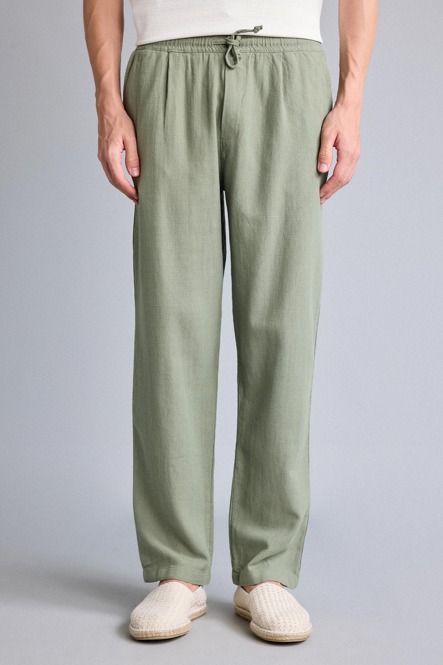 DeFacto %100 Pamuk Relaxed Fit Pantolon görsel 3
