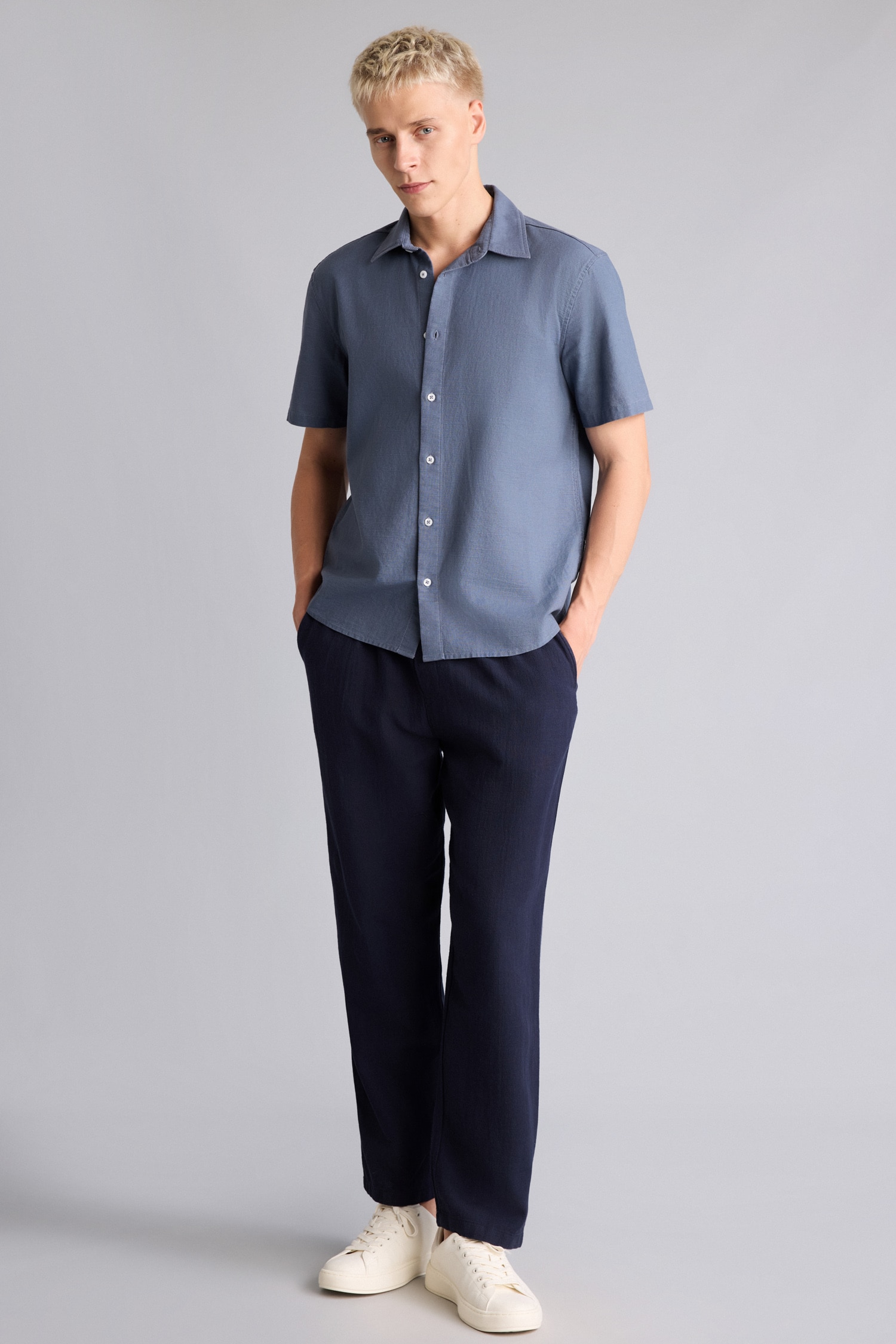 DeFacto %100 Pamuk Relaxed Fit Pantolon görsel 2