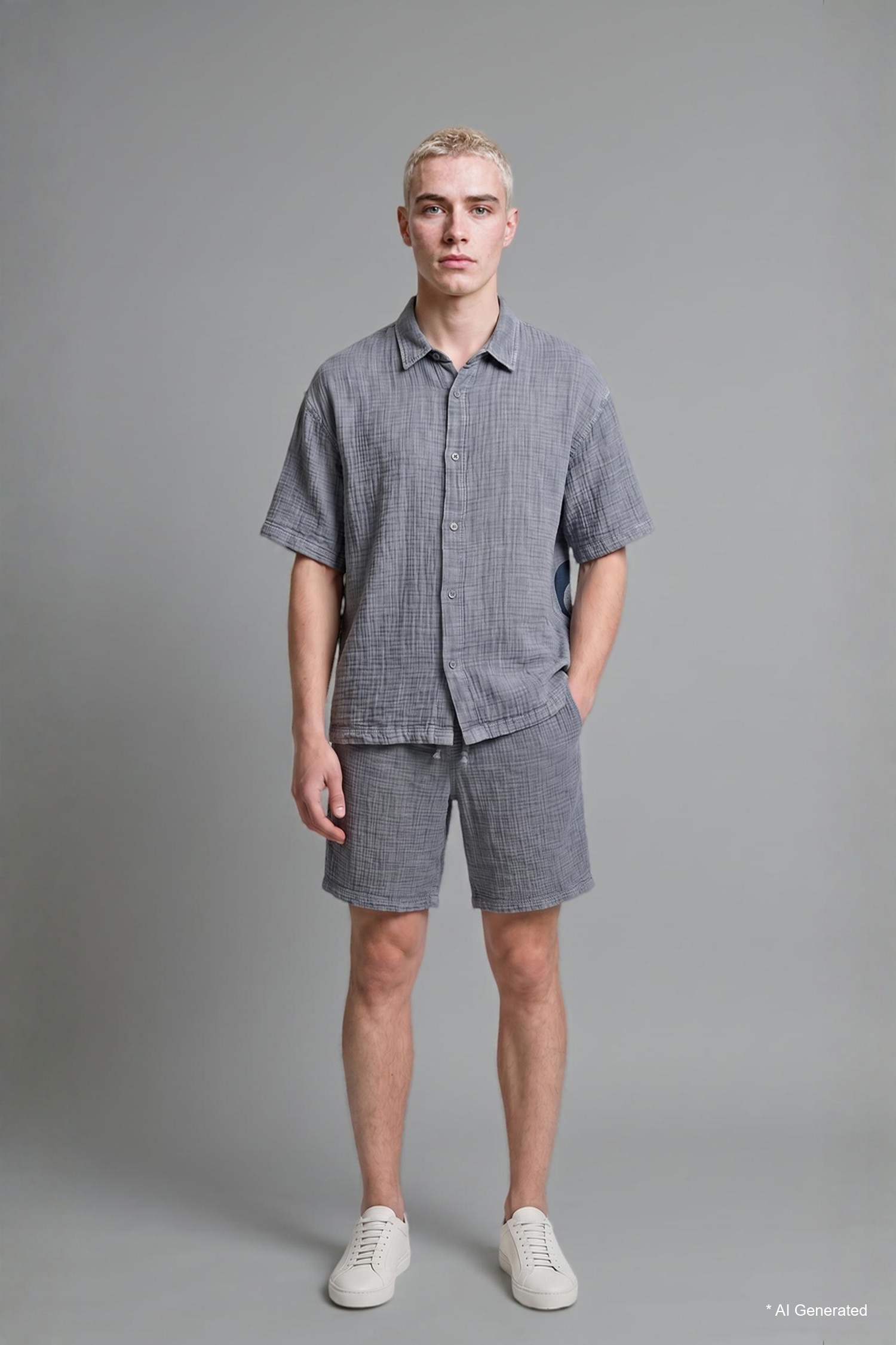 DeFacto %100 Pamuk Relaxed Fit Bermuda Şort
