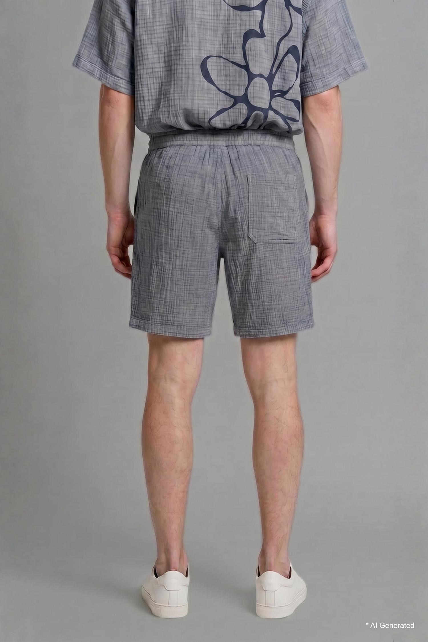DeFacto %100 Pamuk Relaxed Fit Bermuda Şort görsel 3