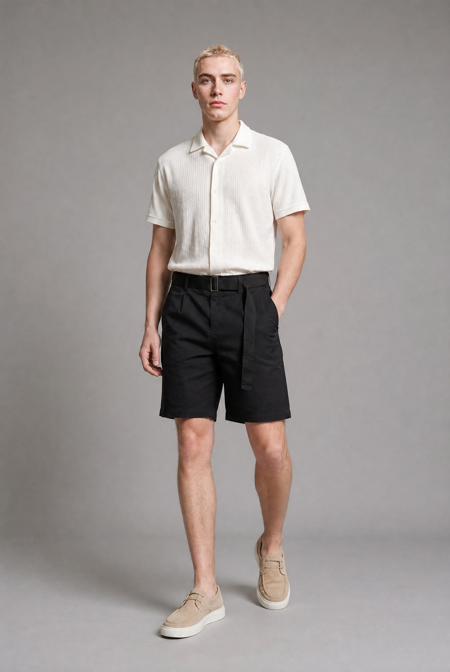 DeFacto %100 Pamuk Relaxed Fit Bermuda Şort