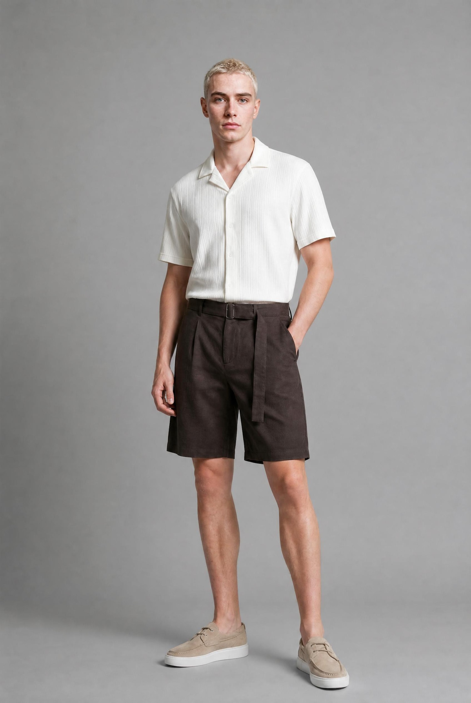 DeFacto %100 Pamuk Relaxed Fit Bermuda Şort